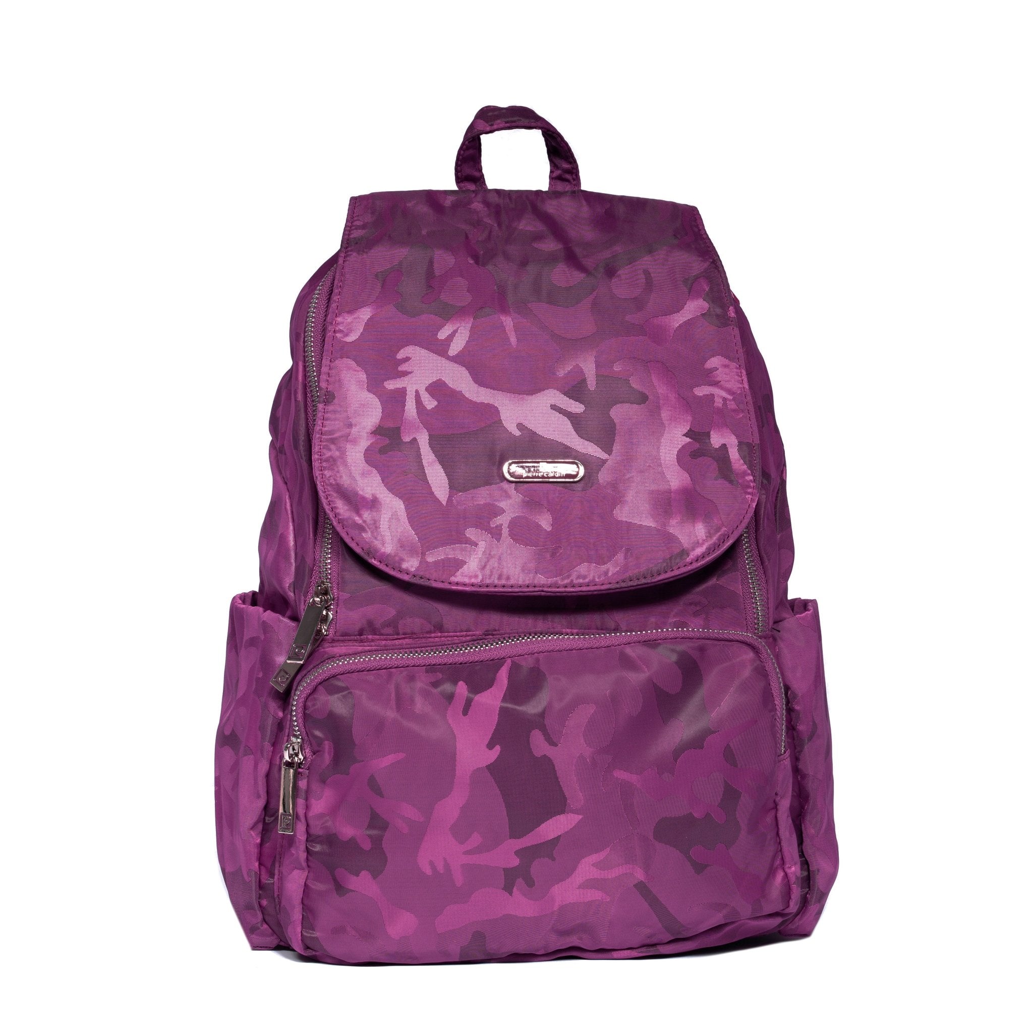 Pierre Cardin Backpack Multiple Color Small Size 16 Camo Purple