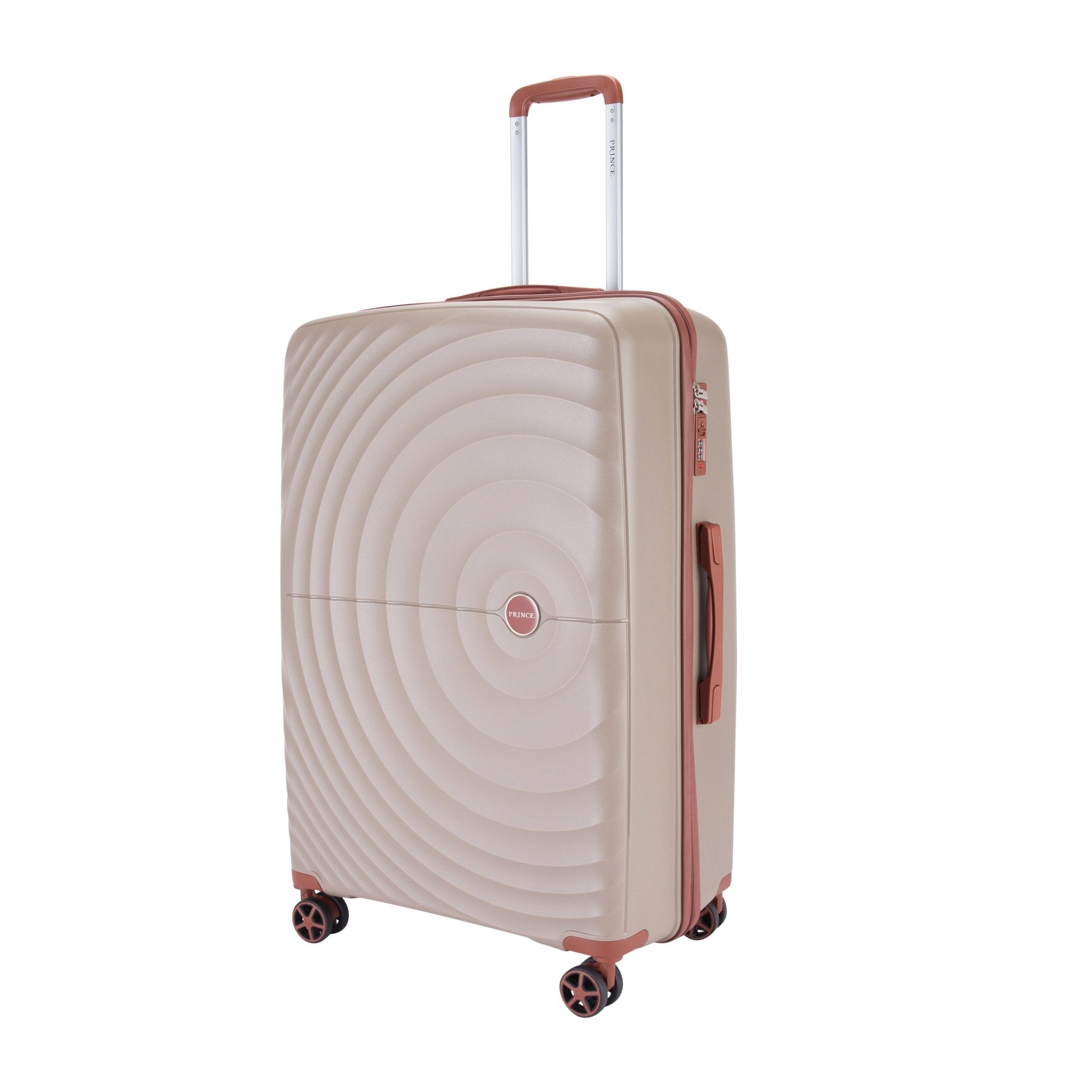 Prince Suitcase Unbreakable Set of 3-Champagne PR16709