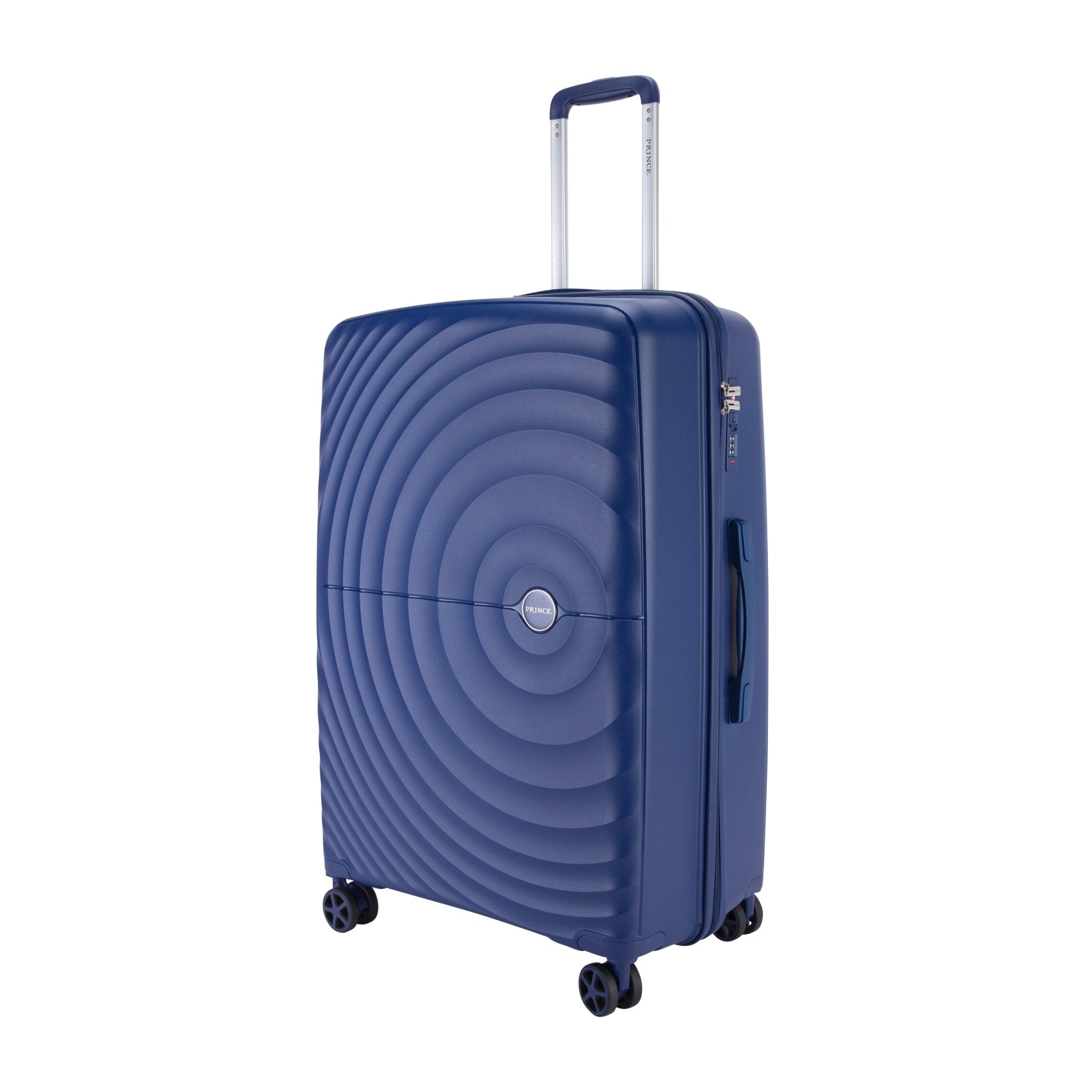 Prince Suitcase Unbreakable Set of 3-Navy PR16709