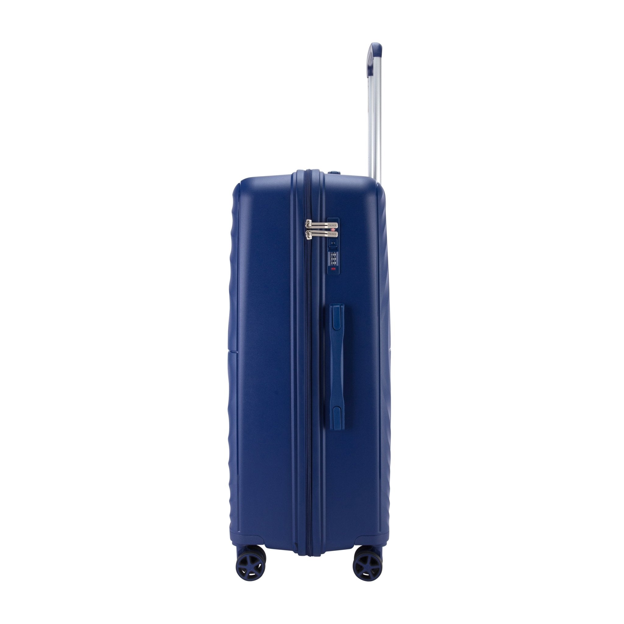 Prince Suitcase Unbreakable Set of 3-Navy PR16709