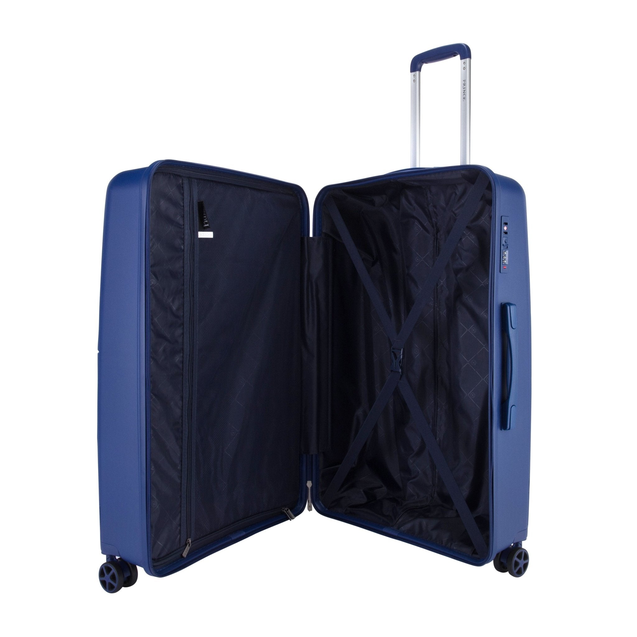 Prince Hardside Suitcase Set of 3- Navy