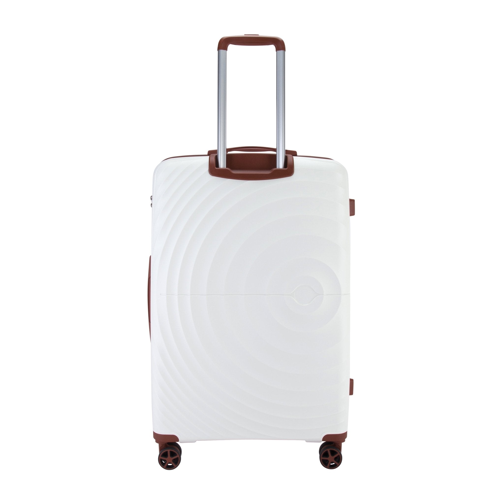 Prince Suitcase Unbreakable Set of 3-White PR16709