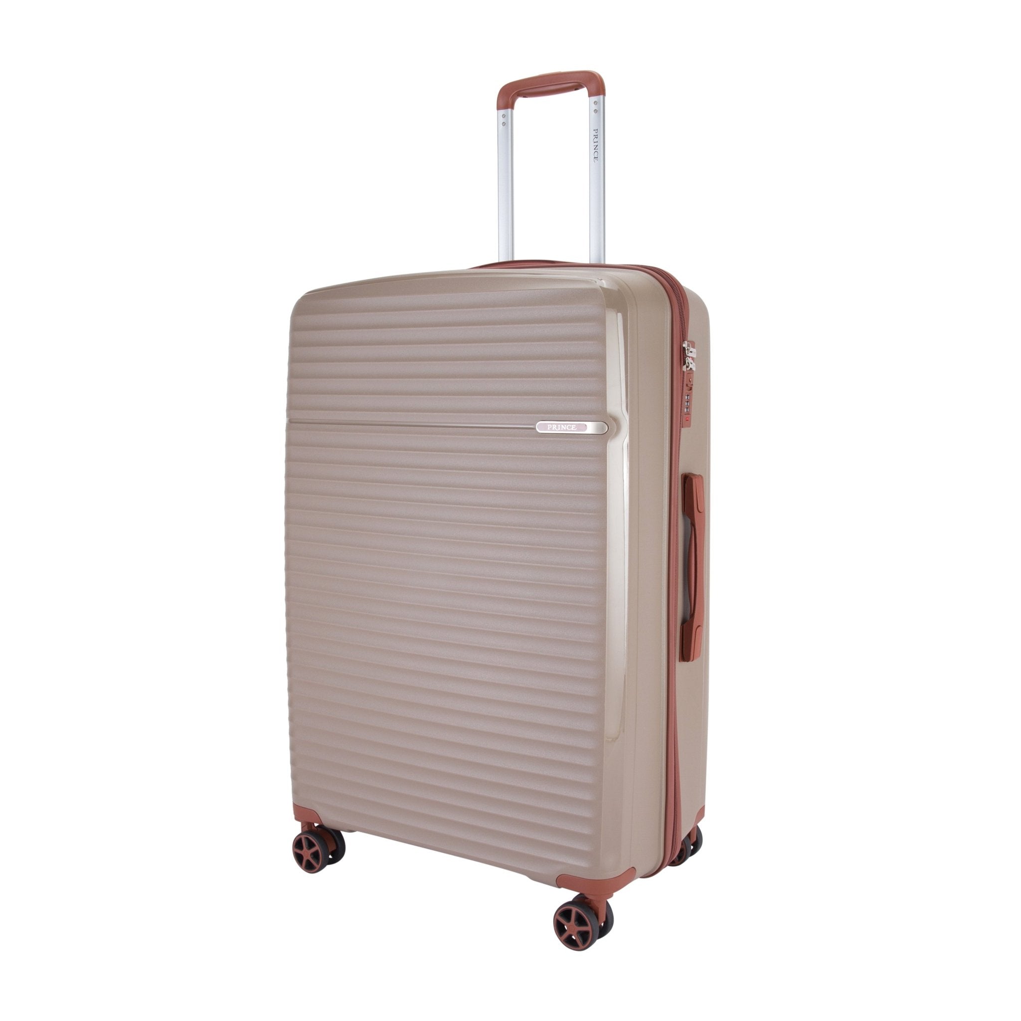 Prince Suitcase Unbreakable Set of 3-Champagne PR16710