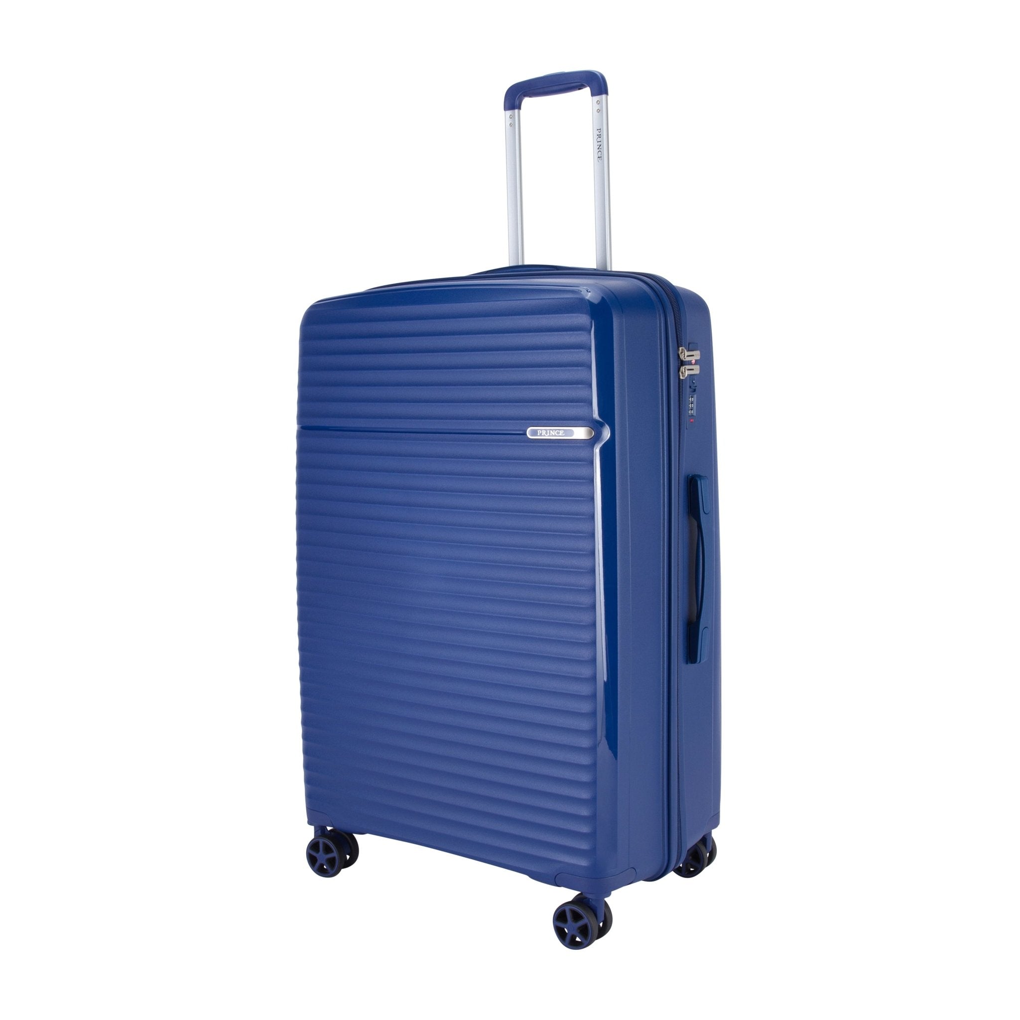 Prince Suitcase Unbreakable Set of 3-Navy PR16710