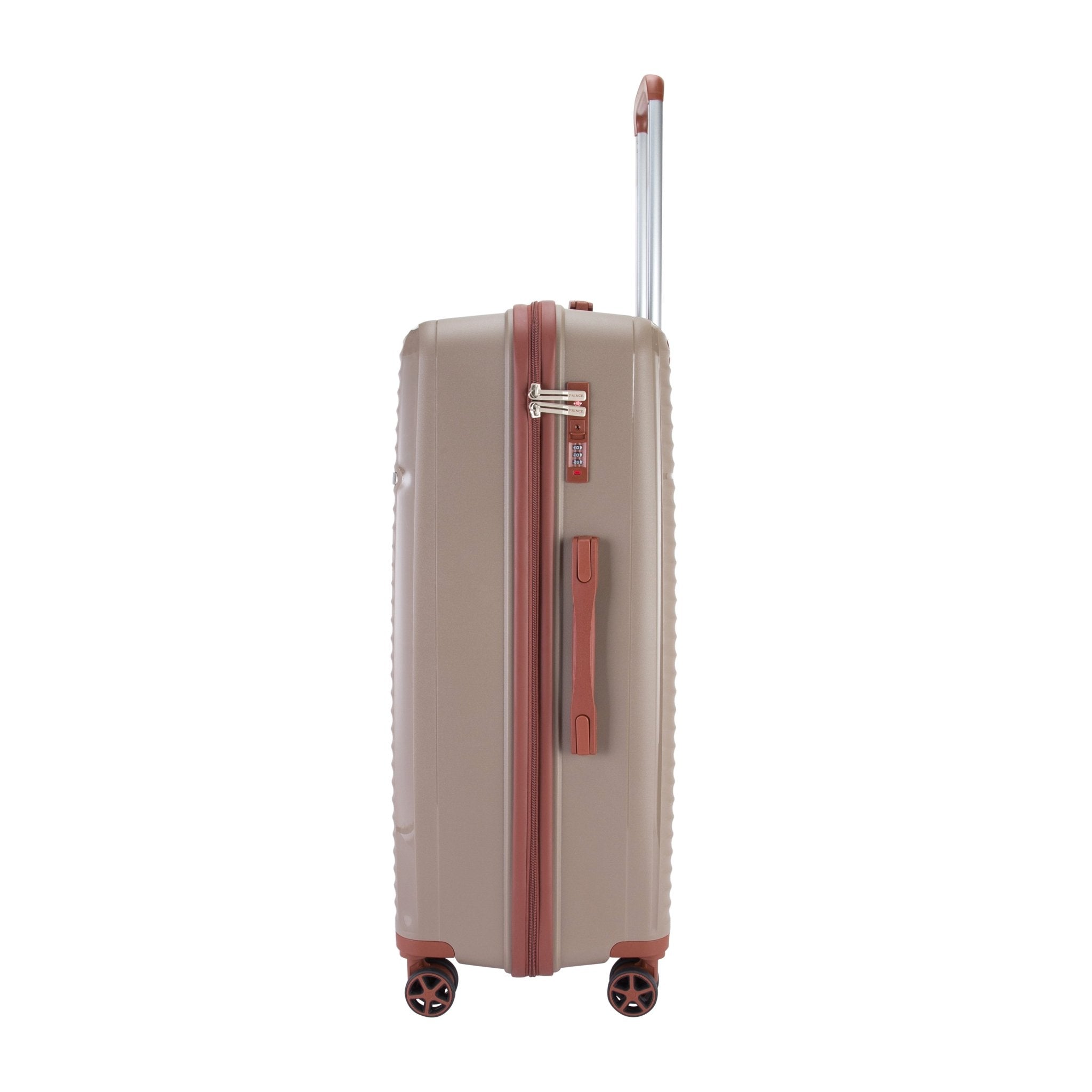 Prince Hardside Suitcase Set of 3- Champagne