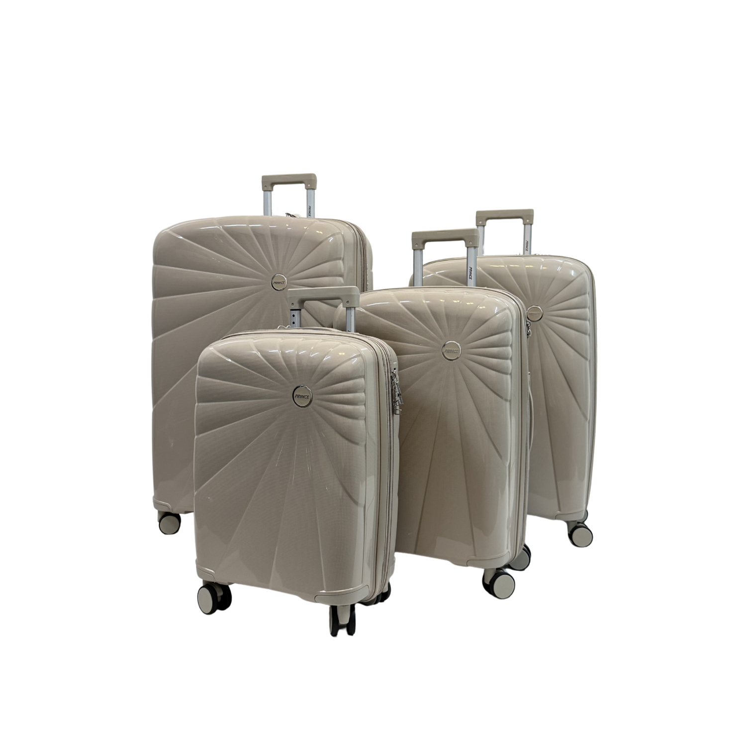 Prince Hardside Suitcase Set of 4- Blue