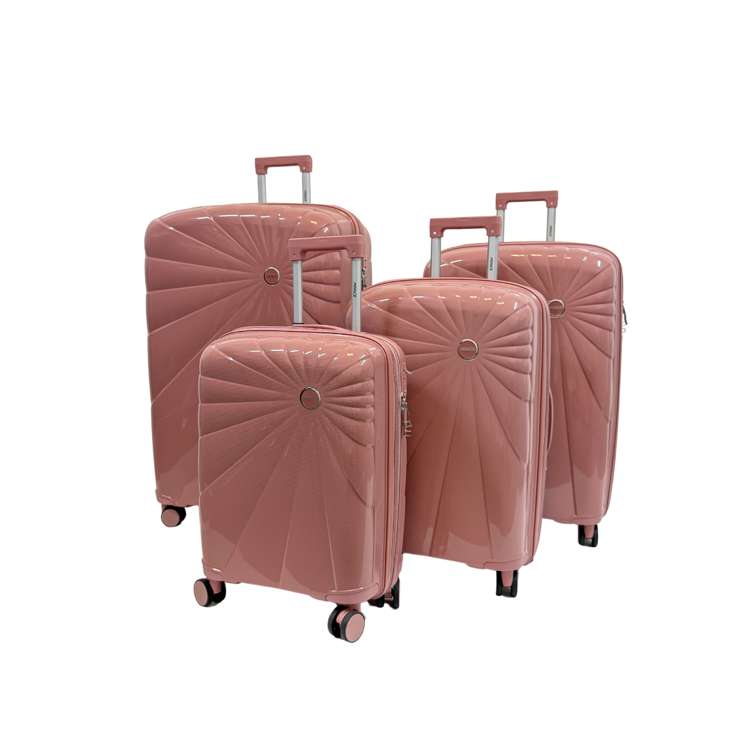 Prince Hardside Suitcase Set of 4- Blue