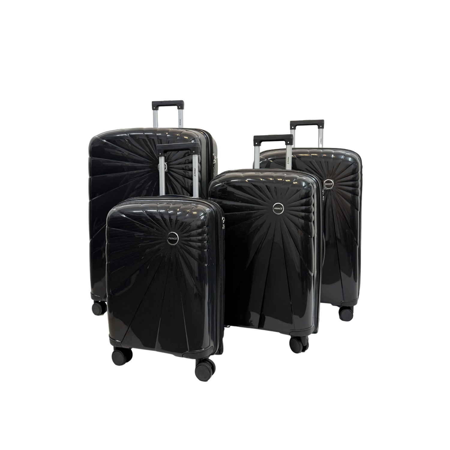 Prince Hardside Suitcase Set of 4- Blue