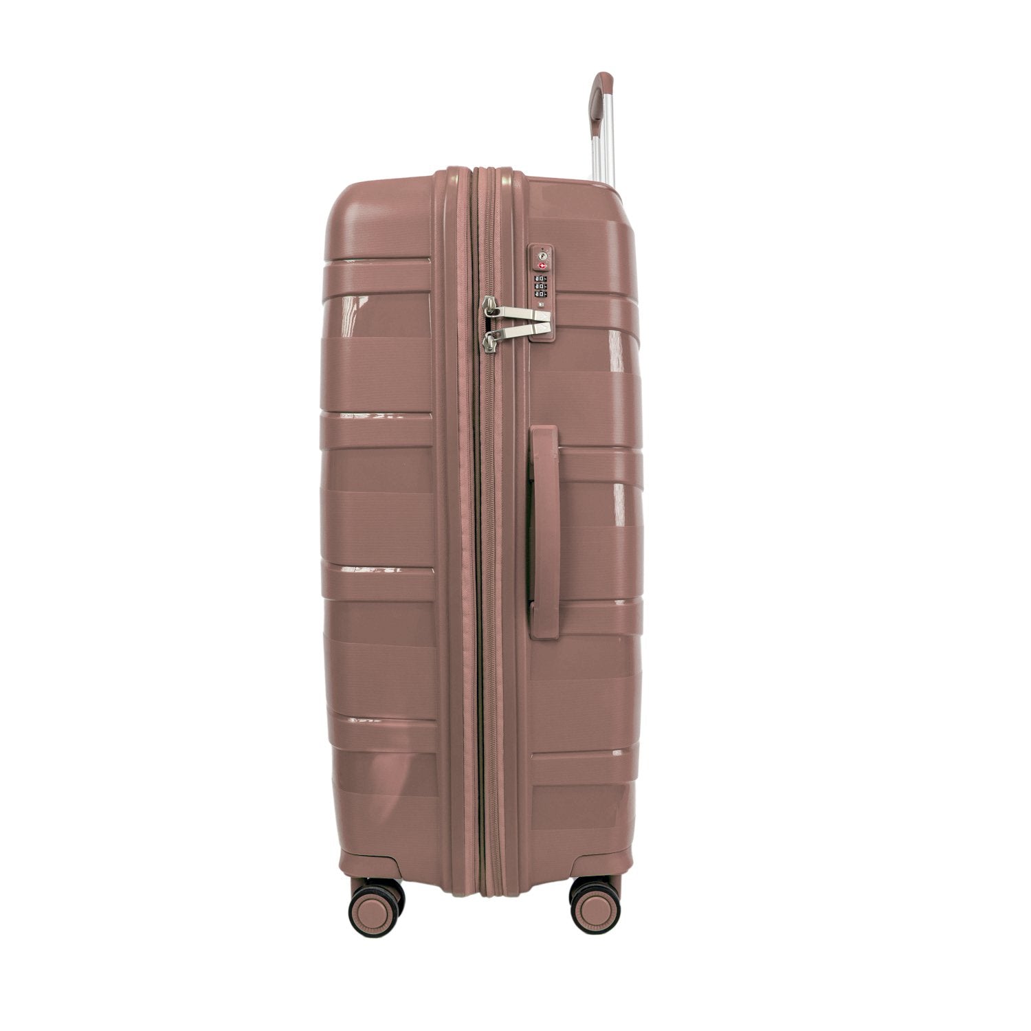 Antler Nova Unbreakable Set of 4 Suitcases, Rose Gold