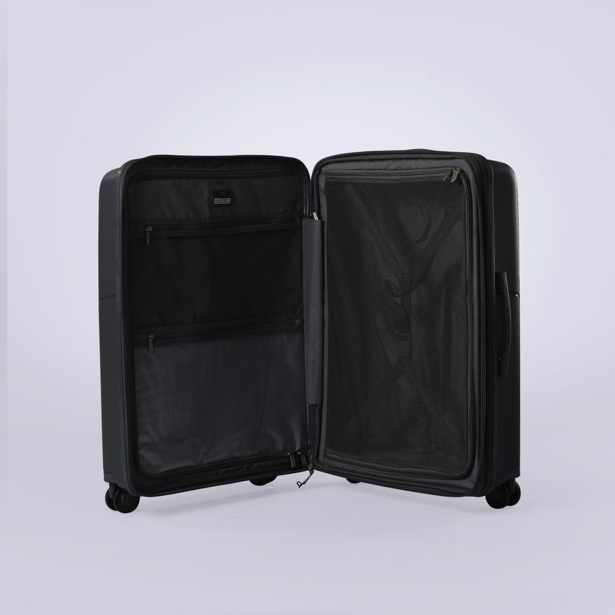 Almeria PP Suitcase Trolley Set of 4, Black - MOON - Luggage & Travel Accessories - Sonada