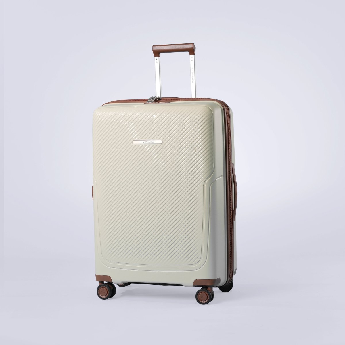 Almeria Suitcase Trolley Set of 4, Champagne - MOON - Luggage & Travel Accessories - Sonada