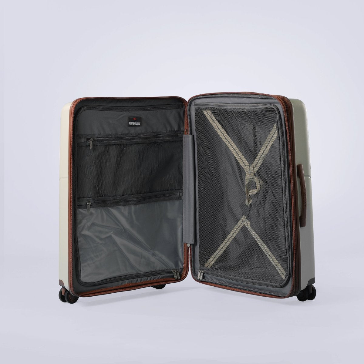 Almeria Suitcase Trolley Set of 4, Champagne - MOON - Luggage & Travel Accessories - Sonada