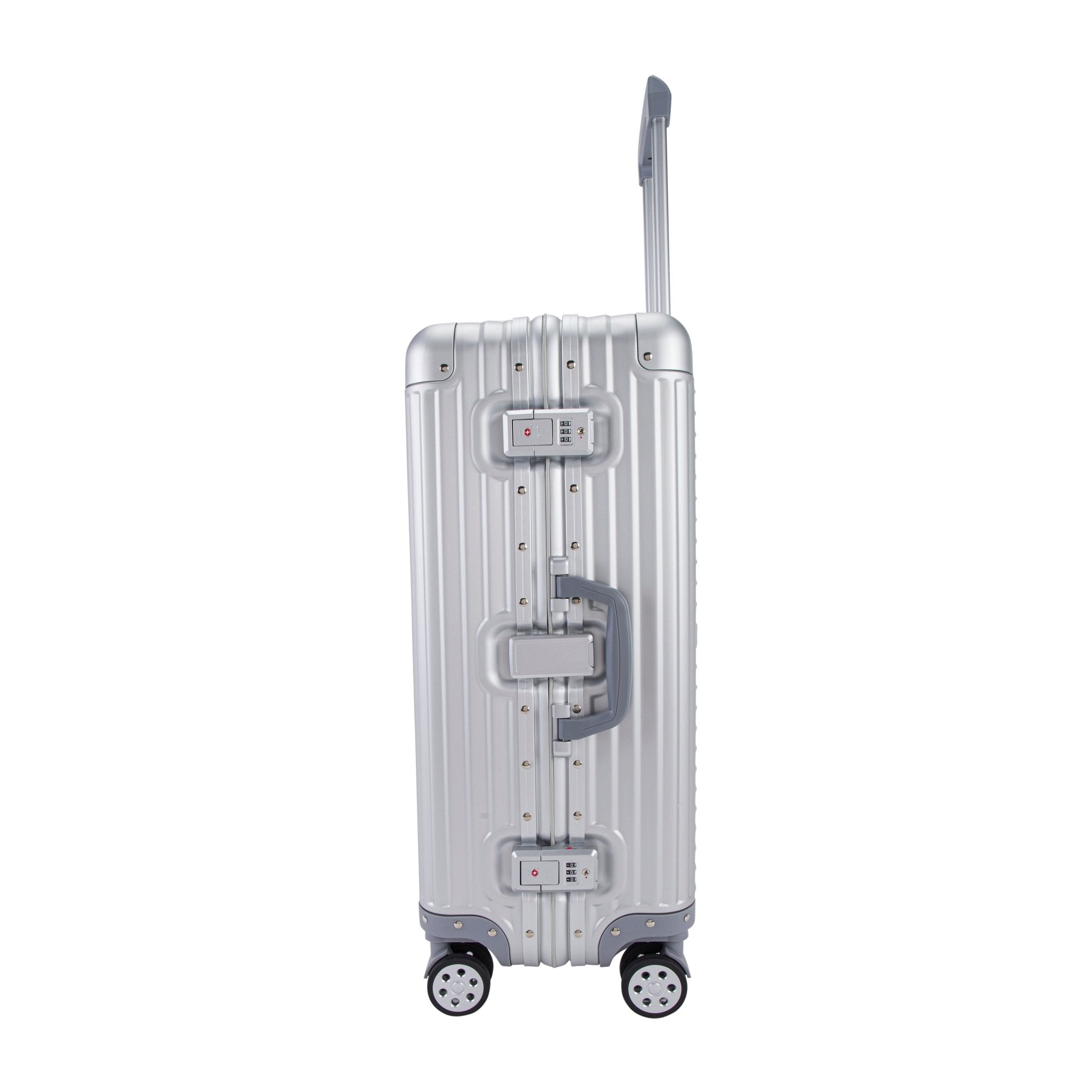 Aluminium Suitcase Large - MOON - Luggage & Travel Accessories - Pierre Cardin