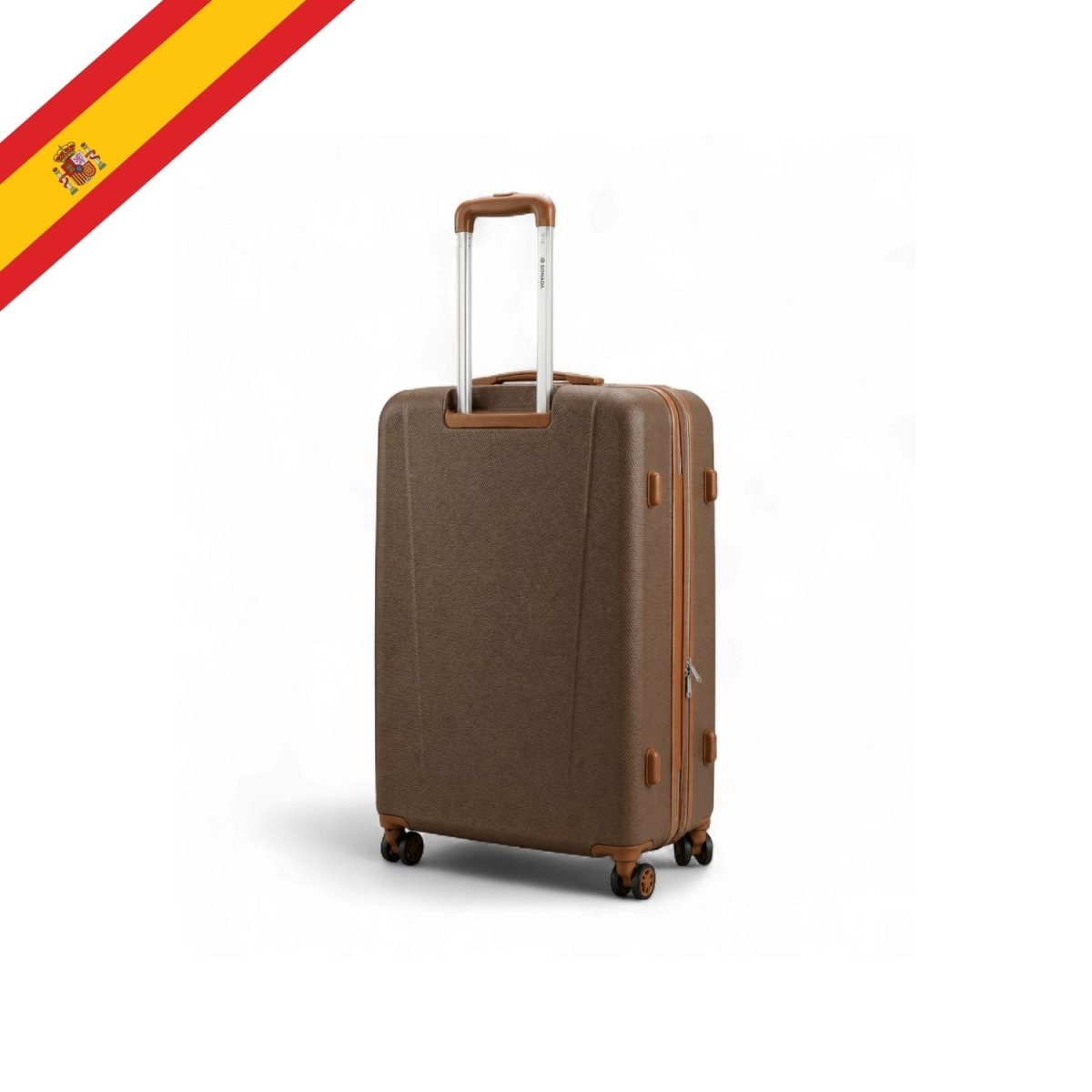 Aragon Hardside Luggage Set of 3, Coffee - MOON - Luggage - Sonada