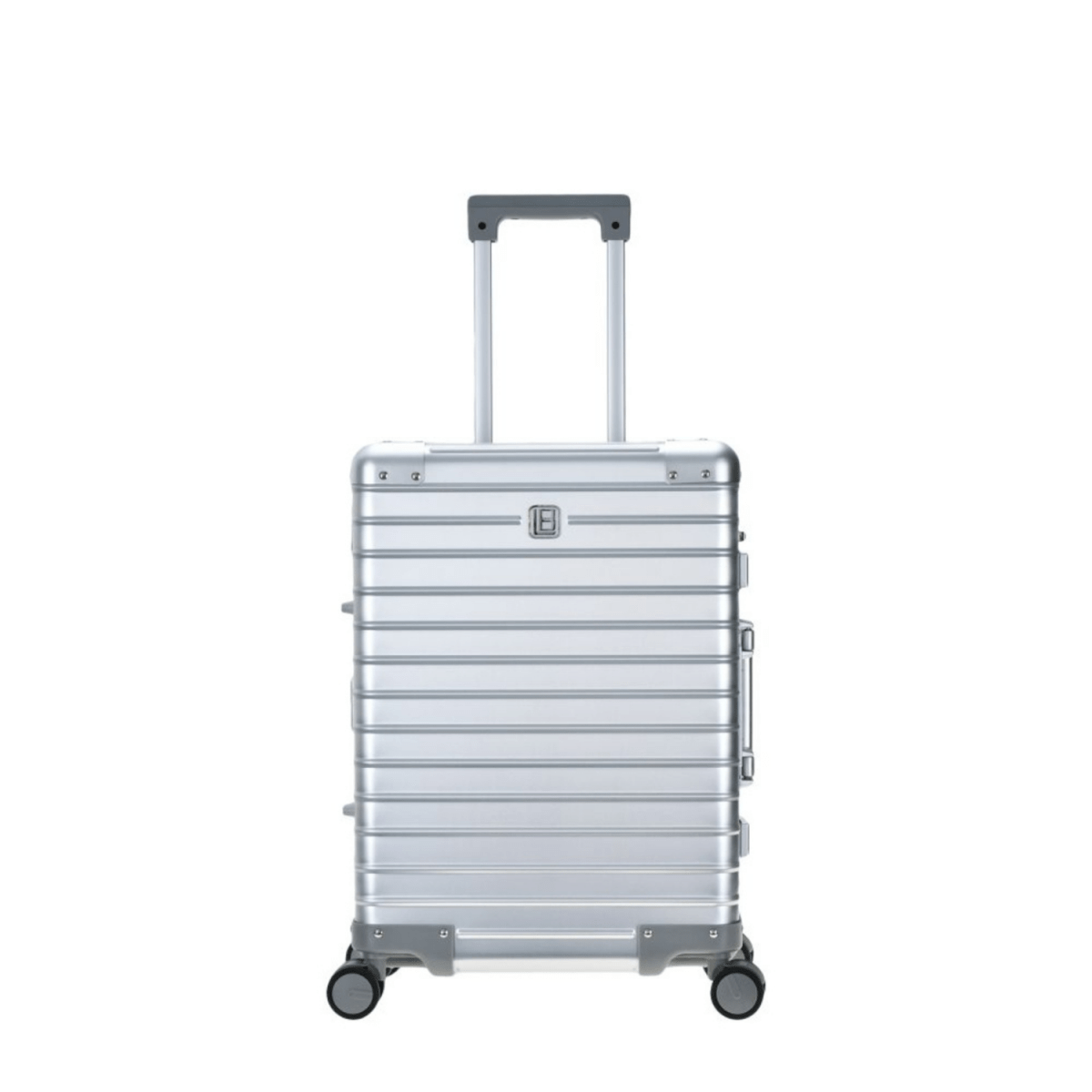 Axis Carry on Suitcase - Pure Aluminium in Champagne - MOON - Luggage - Lushberry