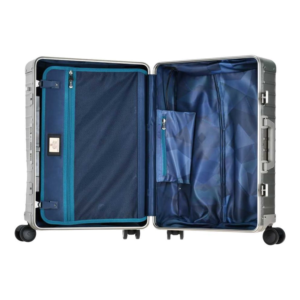 Axis Carry on Suitcase - Pure Aluminium in Champagne - MOON - Luggage - Lushberry