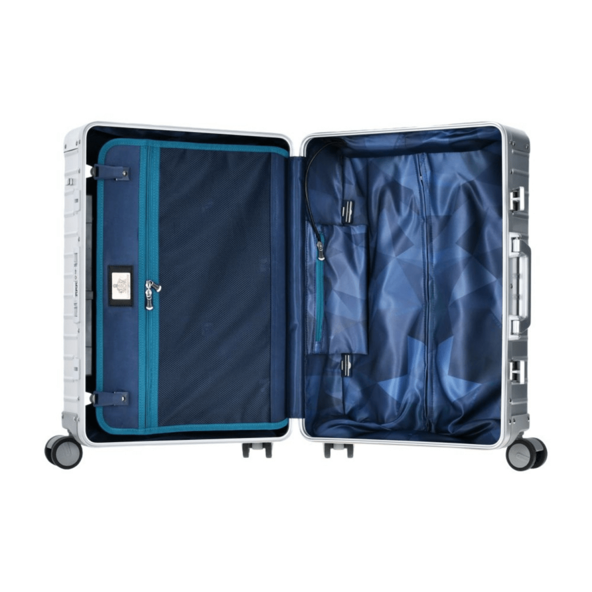 Axis Carry on Suitcase - Pure Aluminium in Champagne - MOON - Luggage - Lushberry