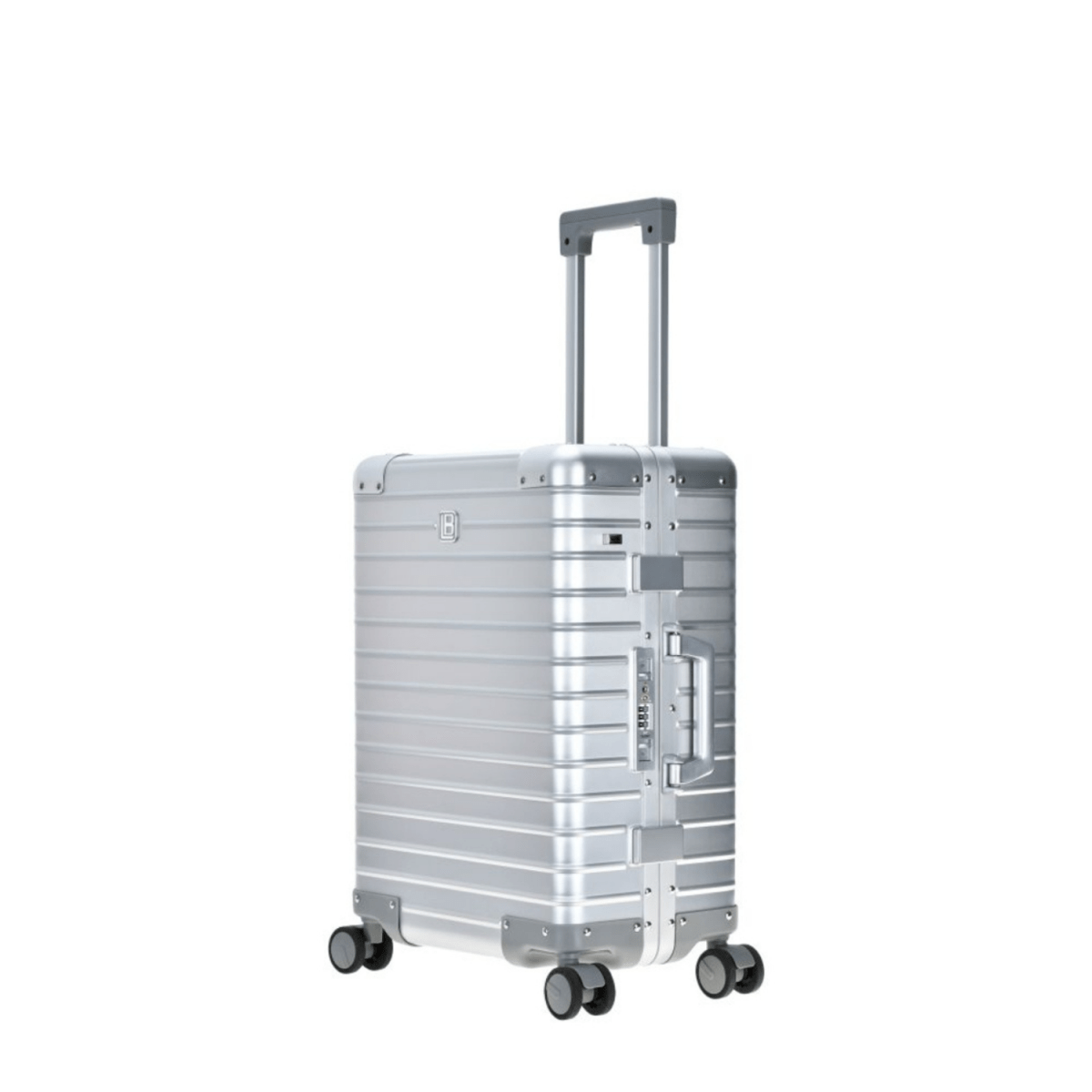 Axis Carry on Suitcase - Pure Aluminium in Champagne - MOON - Luggage - Lushberry