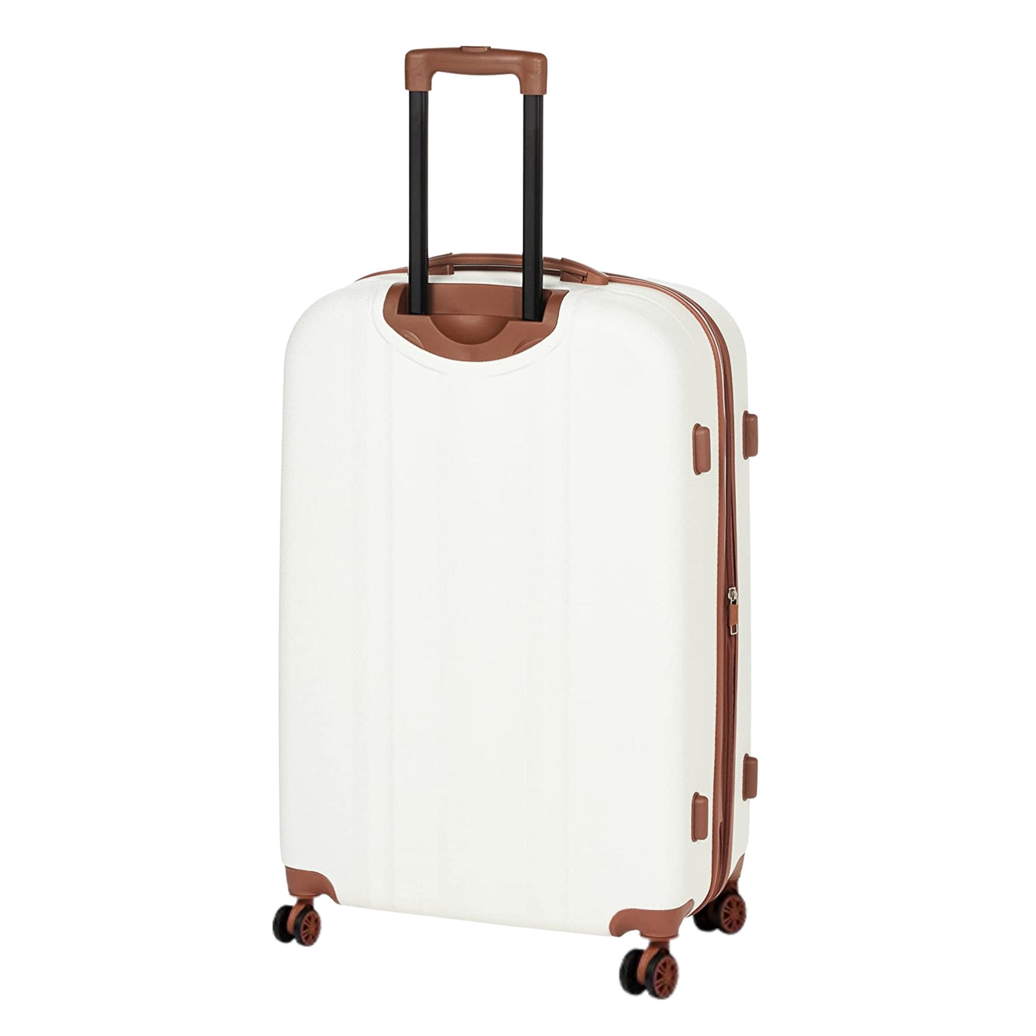 Sonada Upright Suitcases Trolley Set of 3 - White