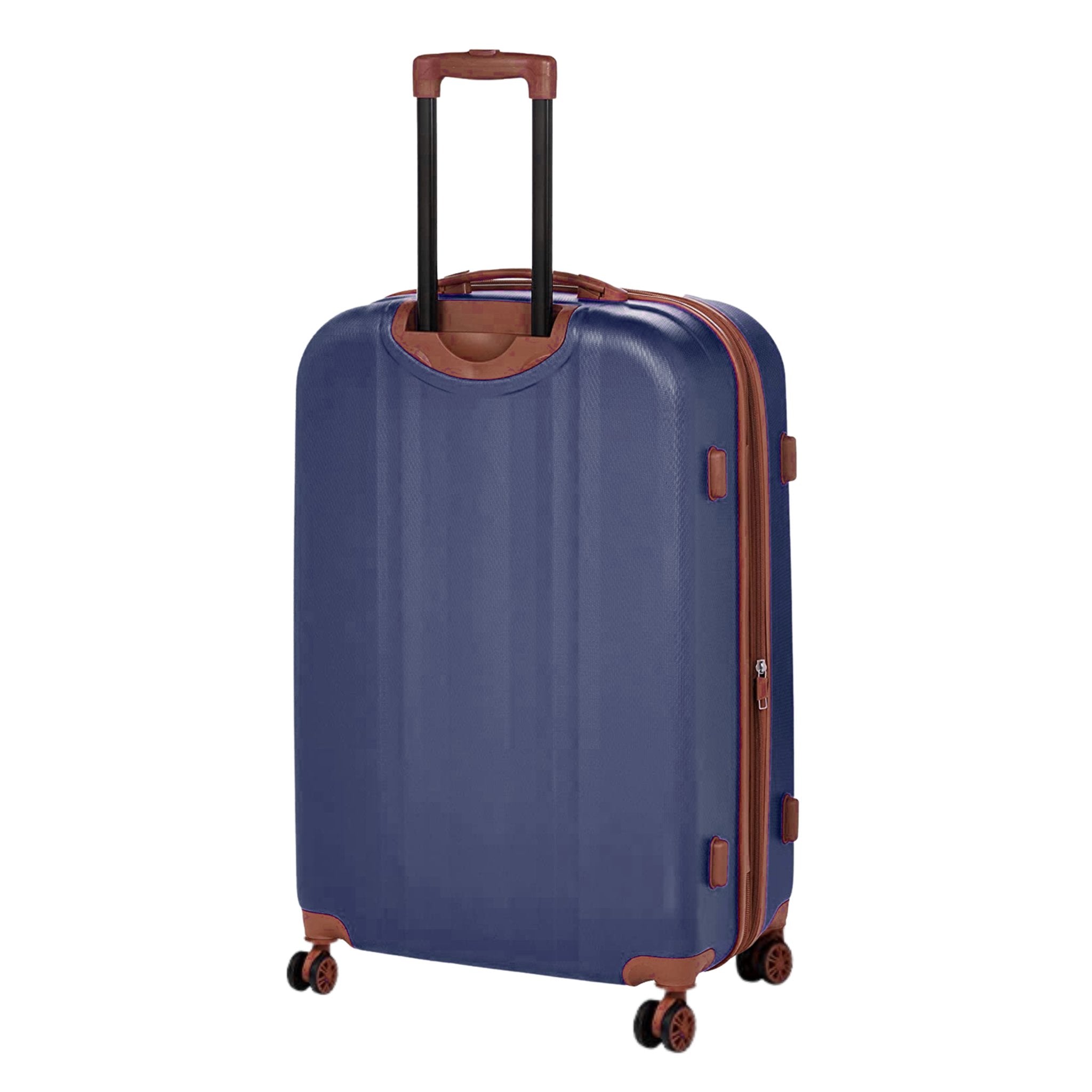 Sonada Upright Suitcases Trolley Set of 3 - Navy