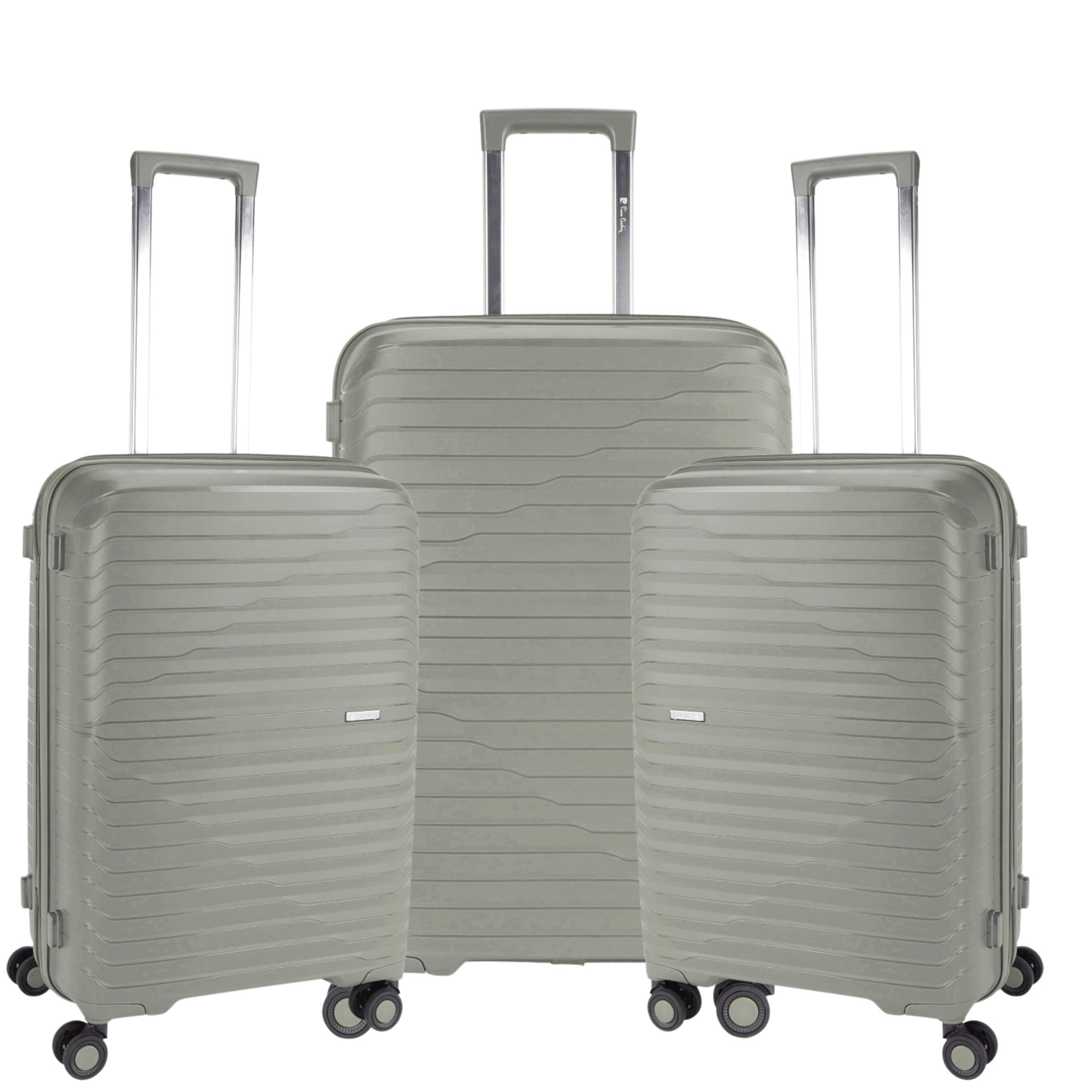Basel Suitcase Set of 3 - Champagne - MOON - Luggage & Travel Accessories - Pierre Cardin