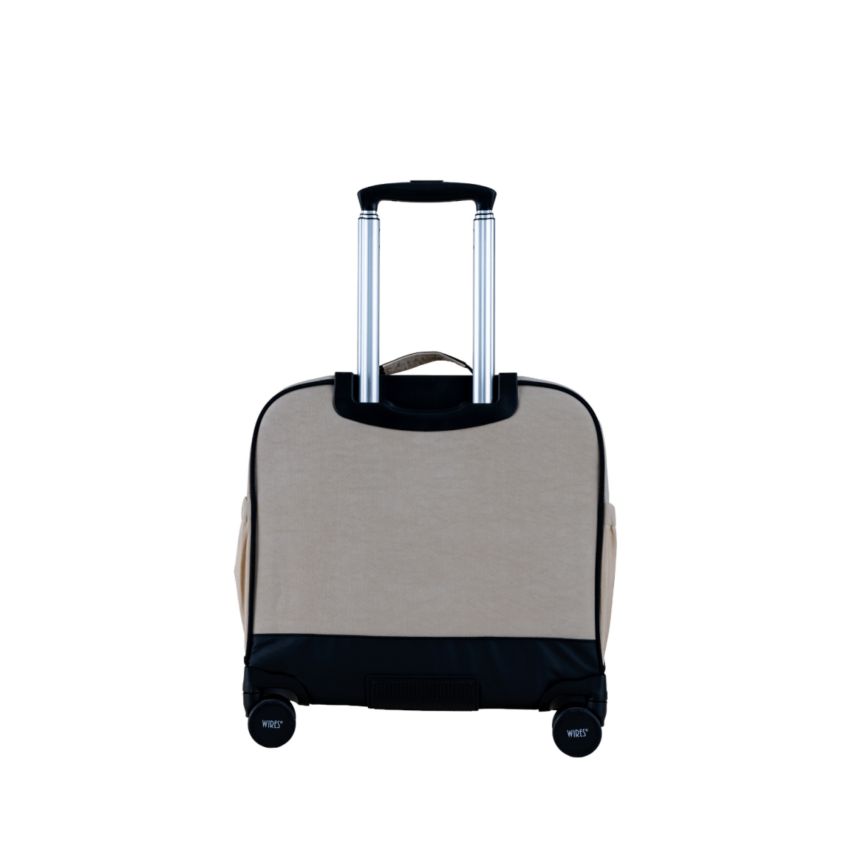 Beige 8 Wheels School Bag Trolley Set of 4(Lunch Bag & Pencil Case)+Lunch Box - MOON - Back 2 School - Wires