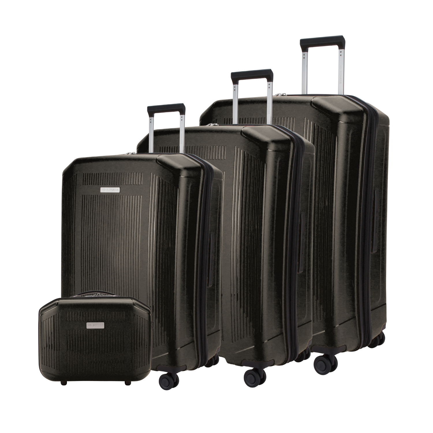 Sonada Milan Collection Trolley Set of 4,Light Grey