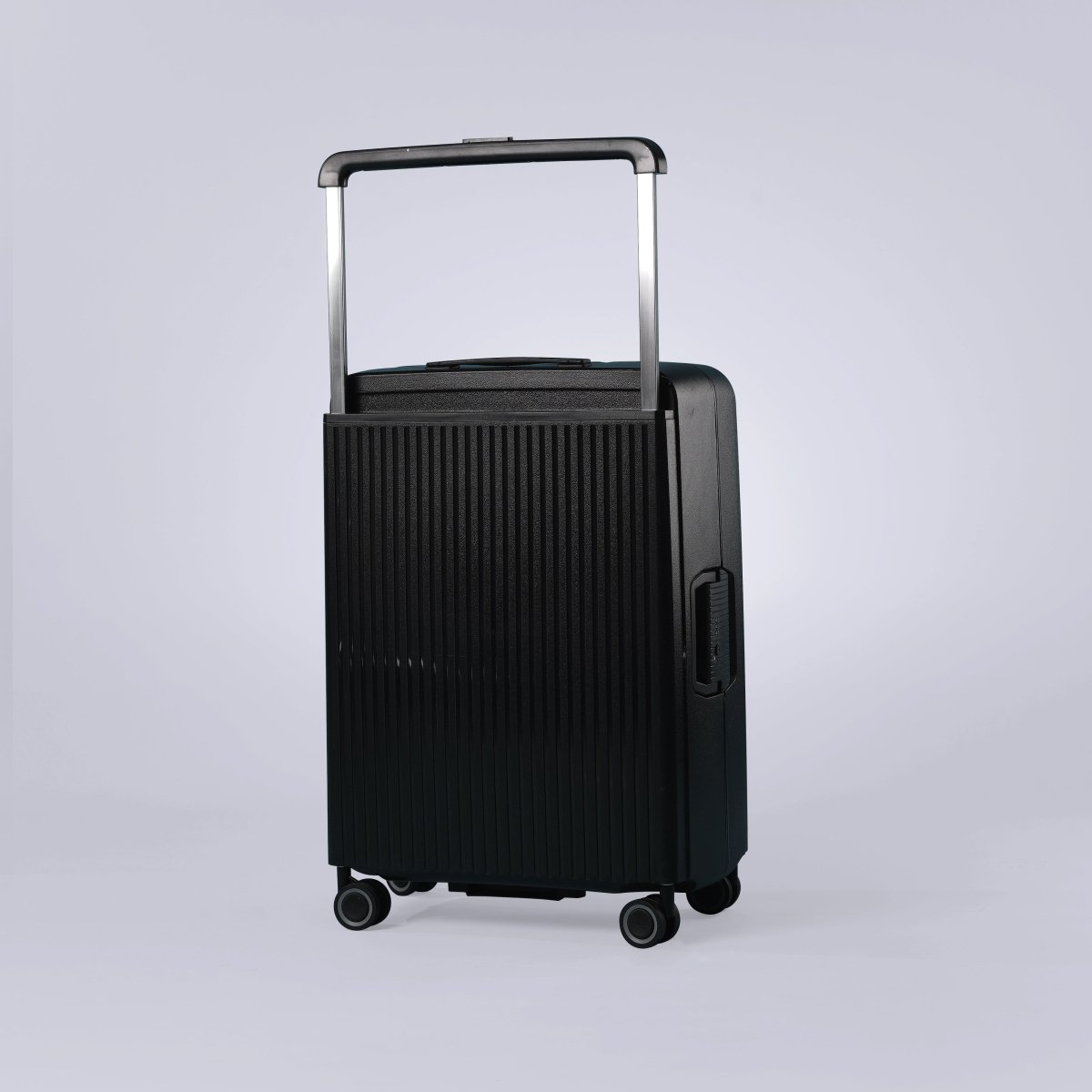 Burgos Zipless Suitcase Set of 3 Black - MOON - Luggage & Travel Accessories - Sonada