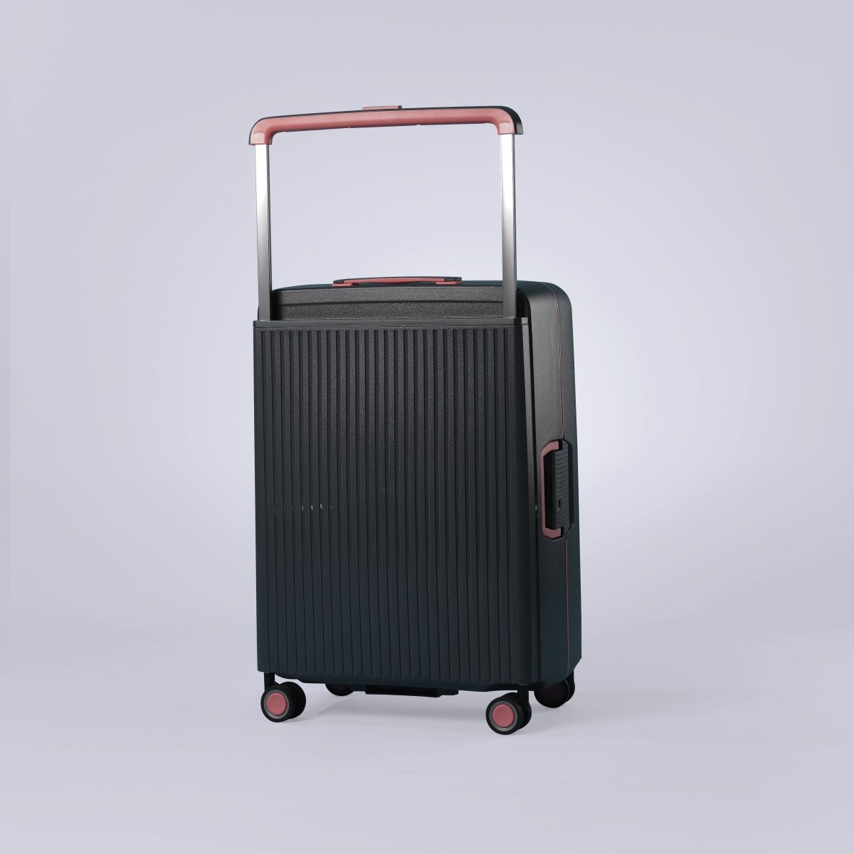 Burgos Zipless Suitcase Set of 3 Dark Grey - MOON - Luggage & Travel Accessories - Sonada