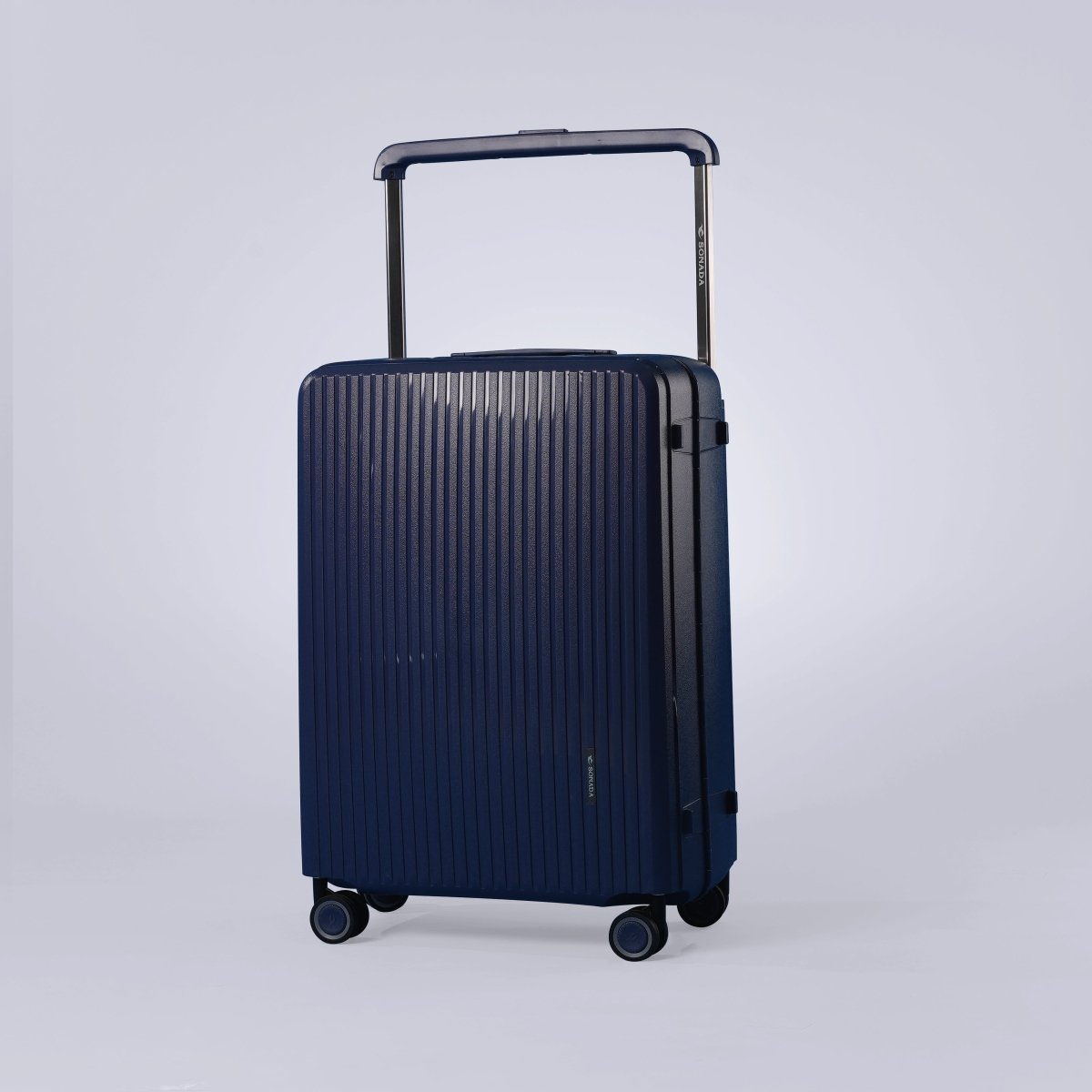 Burgos Zipless Suitcase Set of 3 Navy - MOON - Luggage & Travel Accessories - Sonada