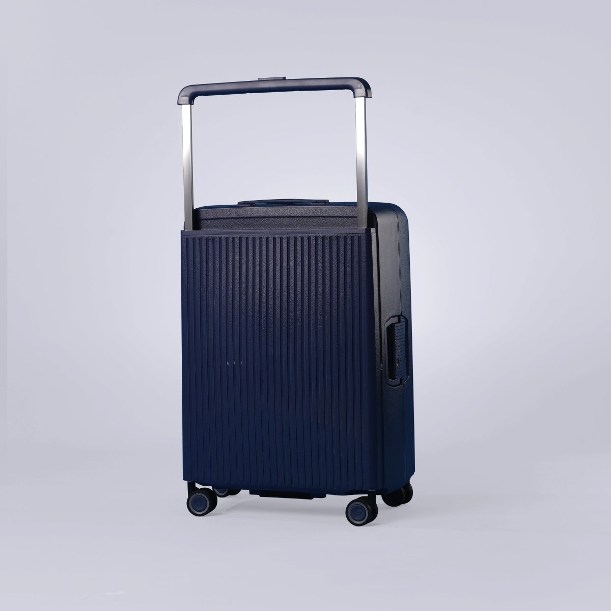 Burgos Zipless Suitcase Set of 3 Navy - MOON - Luggage & Travel Accessories - Sonada