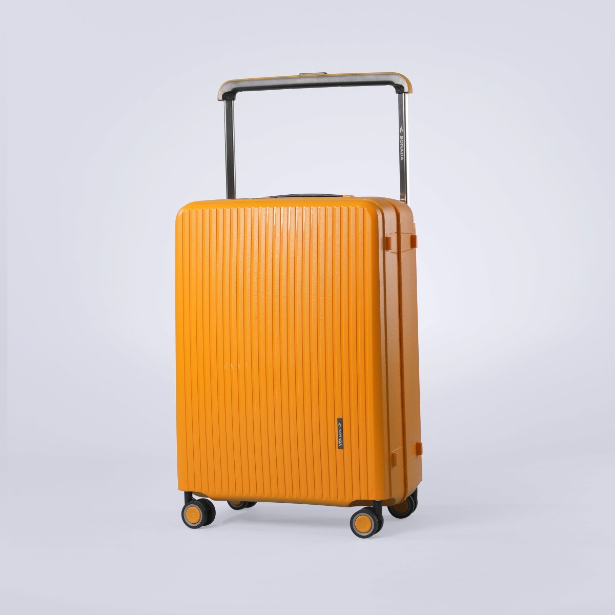 Burgos Zipless Suitcase Set of 3 Yellow - MOON - Luggage & Travel Accessories - Sonada
