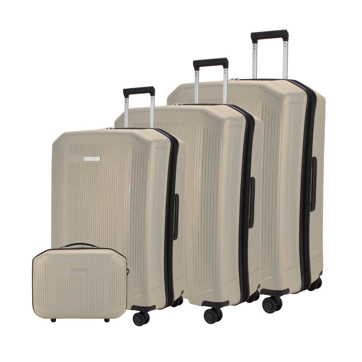 Sonada Milan Collection Trolley Set of 4, Dark Grey