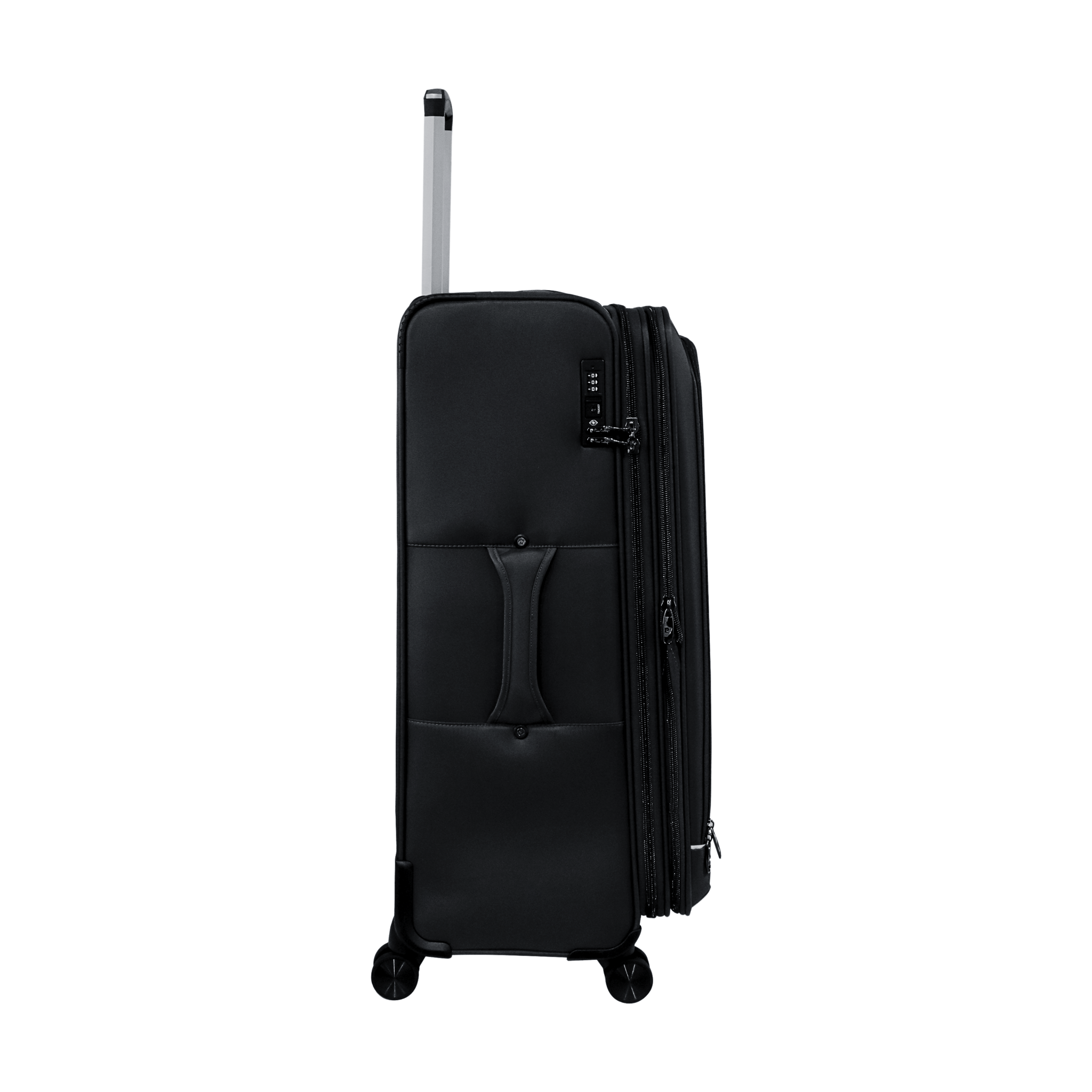 Gallen Softside Trolley Set of 3 - Black - MOON - Luggage & Travel Accessories - Pierre Cardin