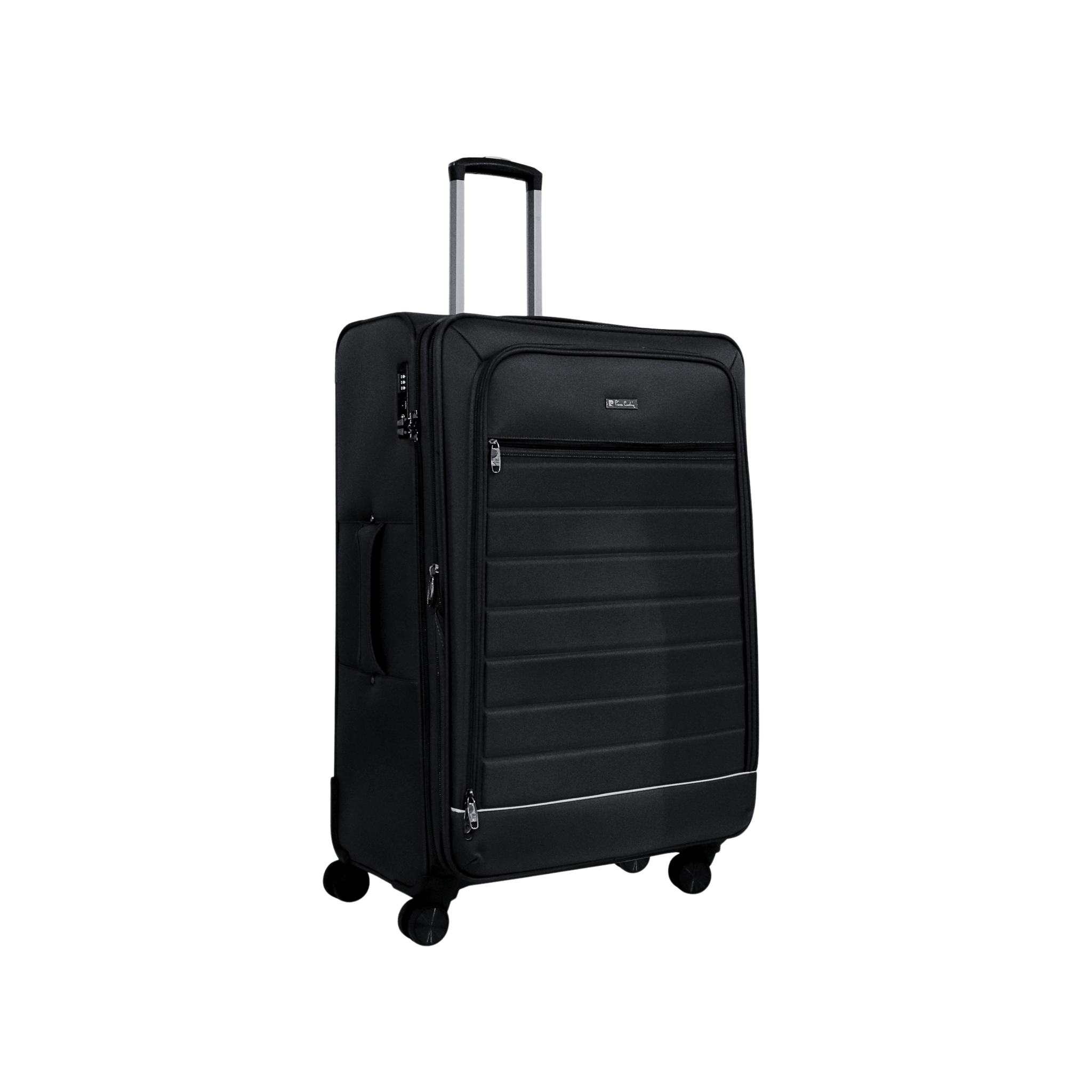 Gallen Softside Trolley Set of 3 - Black - MOON - Luggage & Travel Accessories - Pierre Cardin
