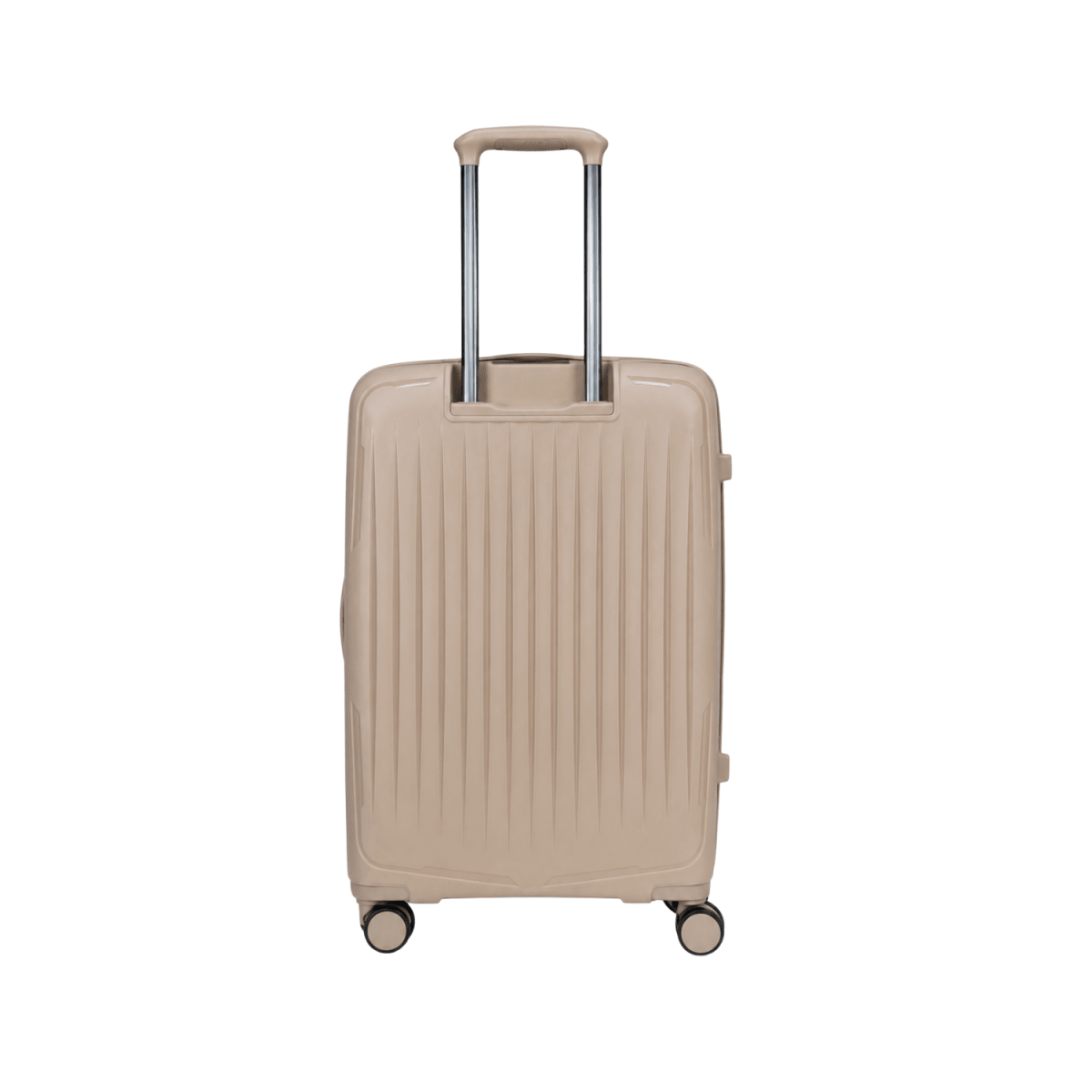 Granada Front Opening Hardside Luggage Set of 3 in Beige, Khaki - MOON - Luggage - Sonada