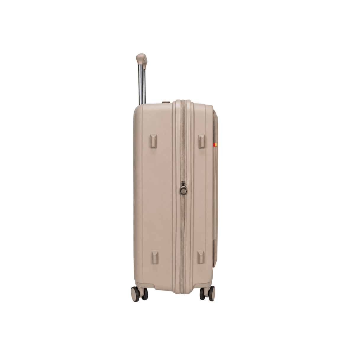 Granada Front Opening Hardside Luggage Set of 3 in Beige, Khaki - MOON - Luggage - Sonada