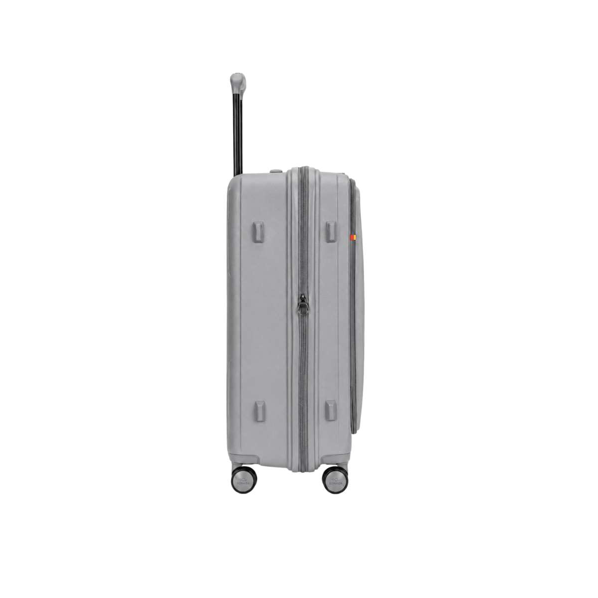 Granada Front Opening Hardside Luggage Set of 3 in Gray - MOON - Luggage - Sonada