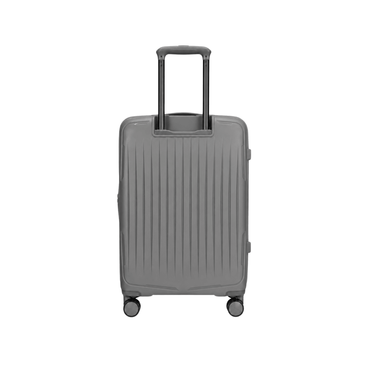 Granada Front Opening Hardside Luggage Set of 3 in Gray - MOON - Luggage - Sonada