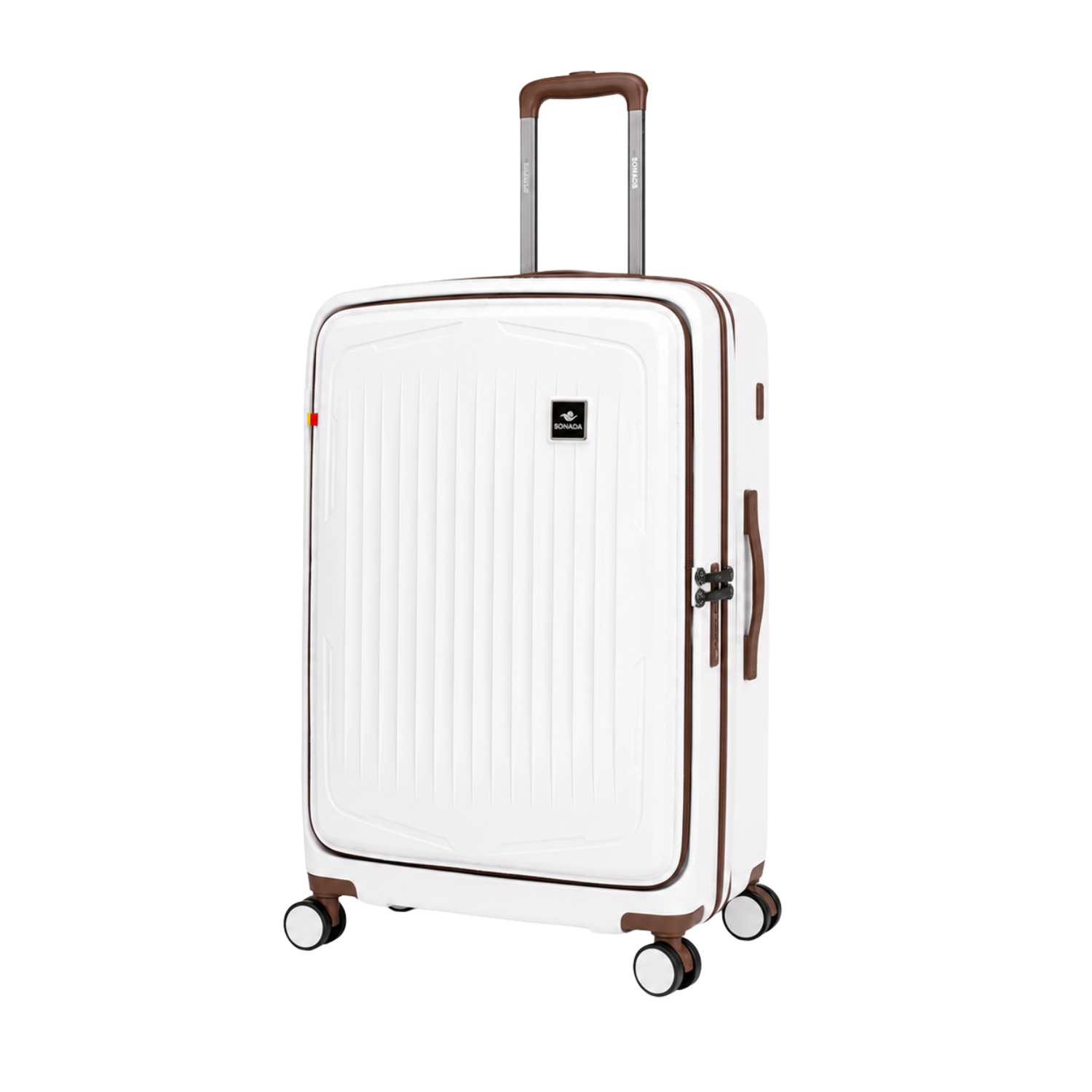 Granada Front Opening Hardside Luggage Set of 3 in White