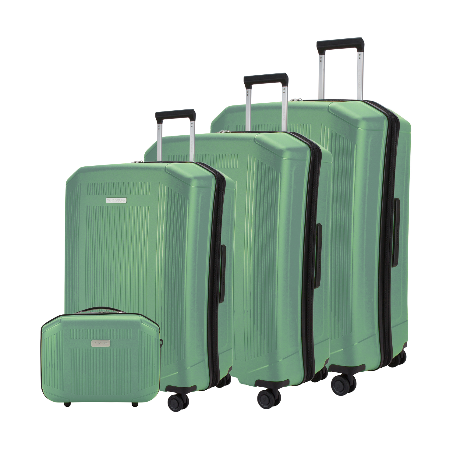 Sonada Milan Collection Trolley Set of 4, White