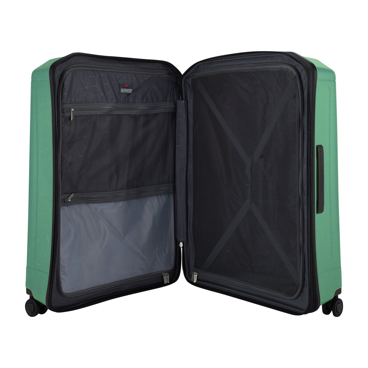 Sonada Milan Suitcases Trolley Set of 4- Light Green - MOON