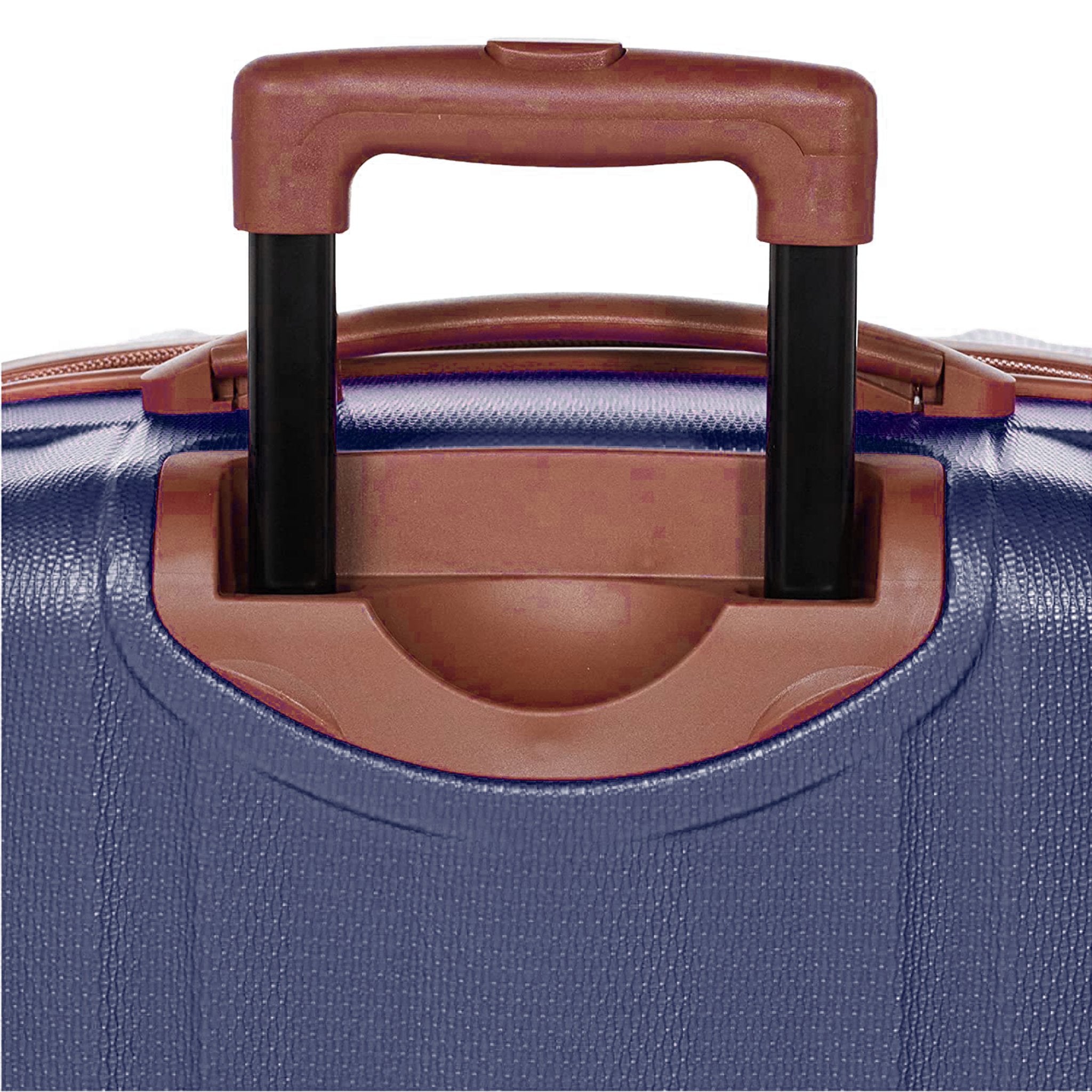 Sonada Upright Suitcases Trolley Set of 3 - Navy