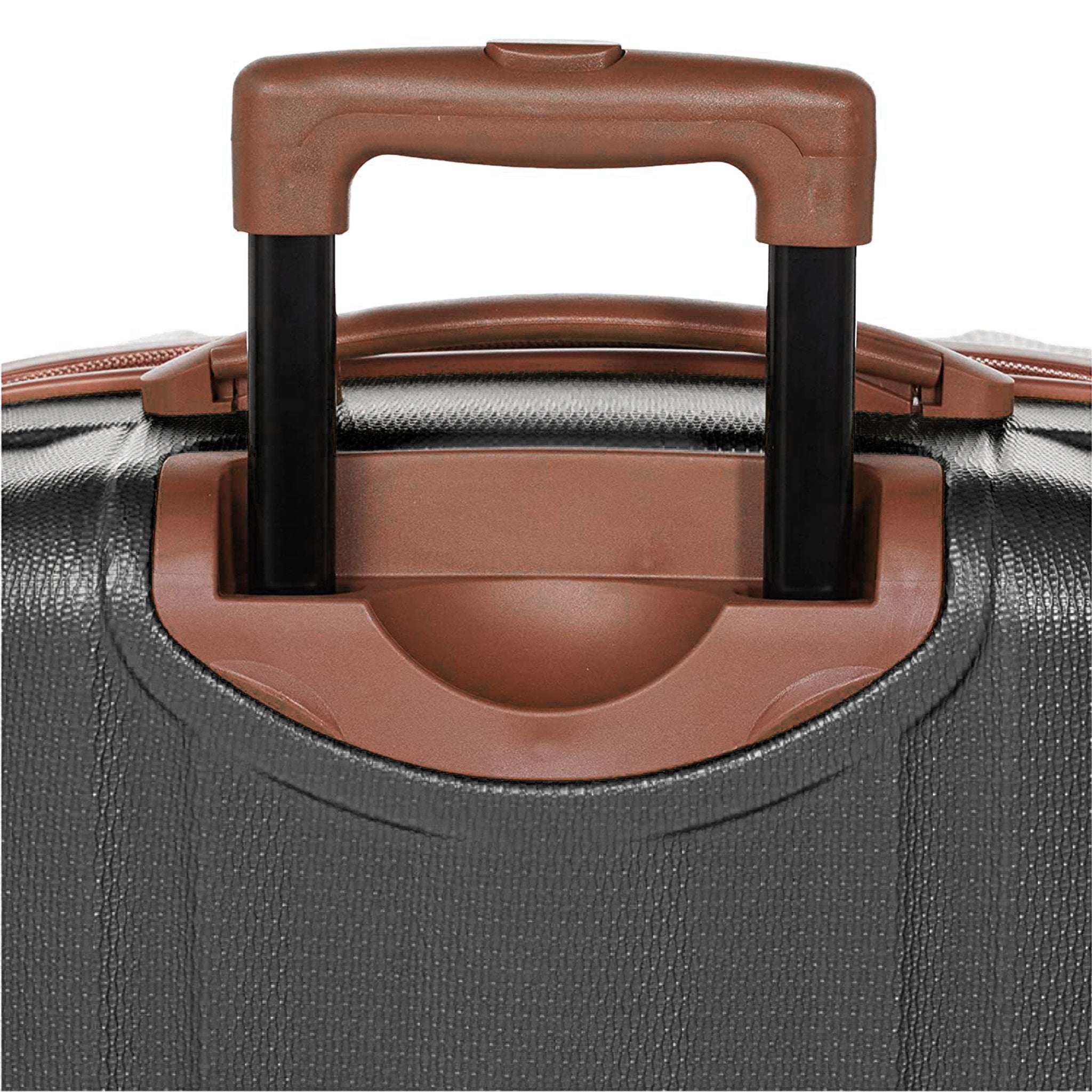 Upright Suitcases Trolley Set of 3 - Black