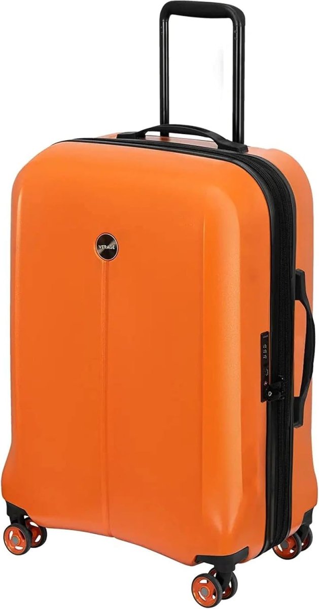 Houston Hardside Suitcase Set Of 3 - Orange - MOON - Luggage & Travel Accessories - Verage