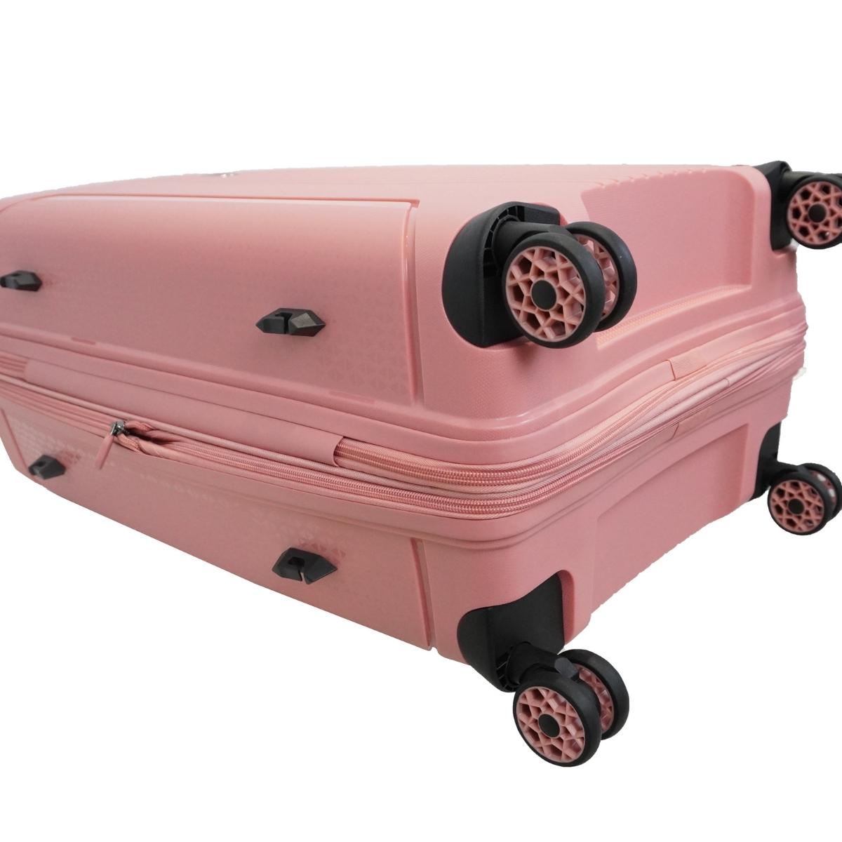 London Suitcase Set Of 3 - Rose Gold - MOON - Luggage & Travel Accessories - Verage