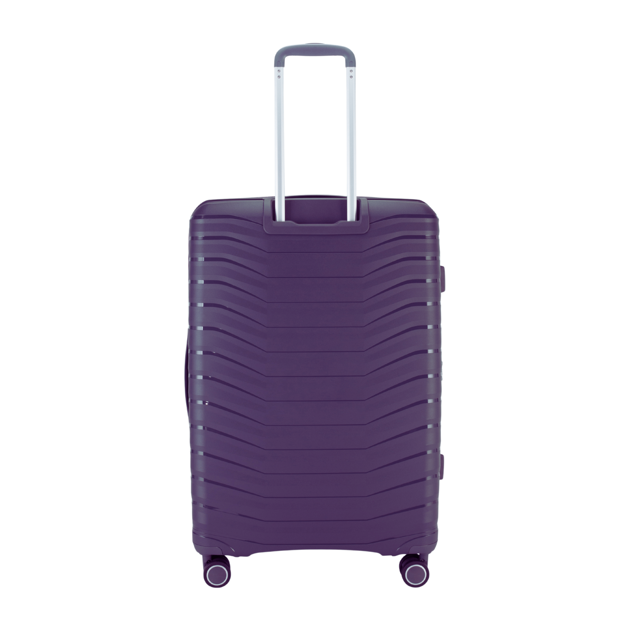 Monochrome Hardcase Trolley Set of 4, Purple - MOON - Luggage & Travel Accessories - Pierre Cardin