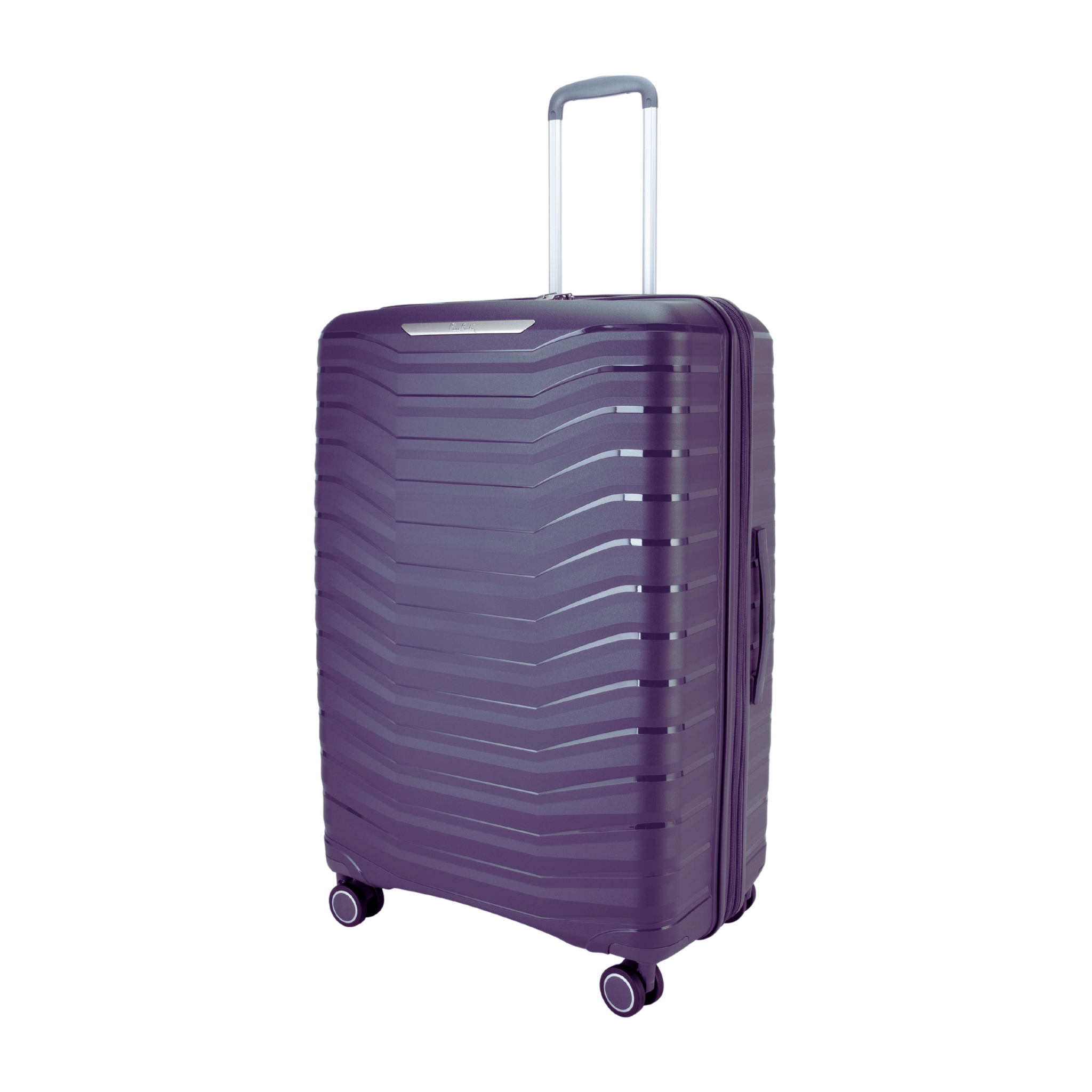 Monochrome Hardcase Trolley Set of 4, Purple - MOON - Luggage & Travel Accessories - Pierre Cardin