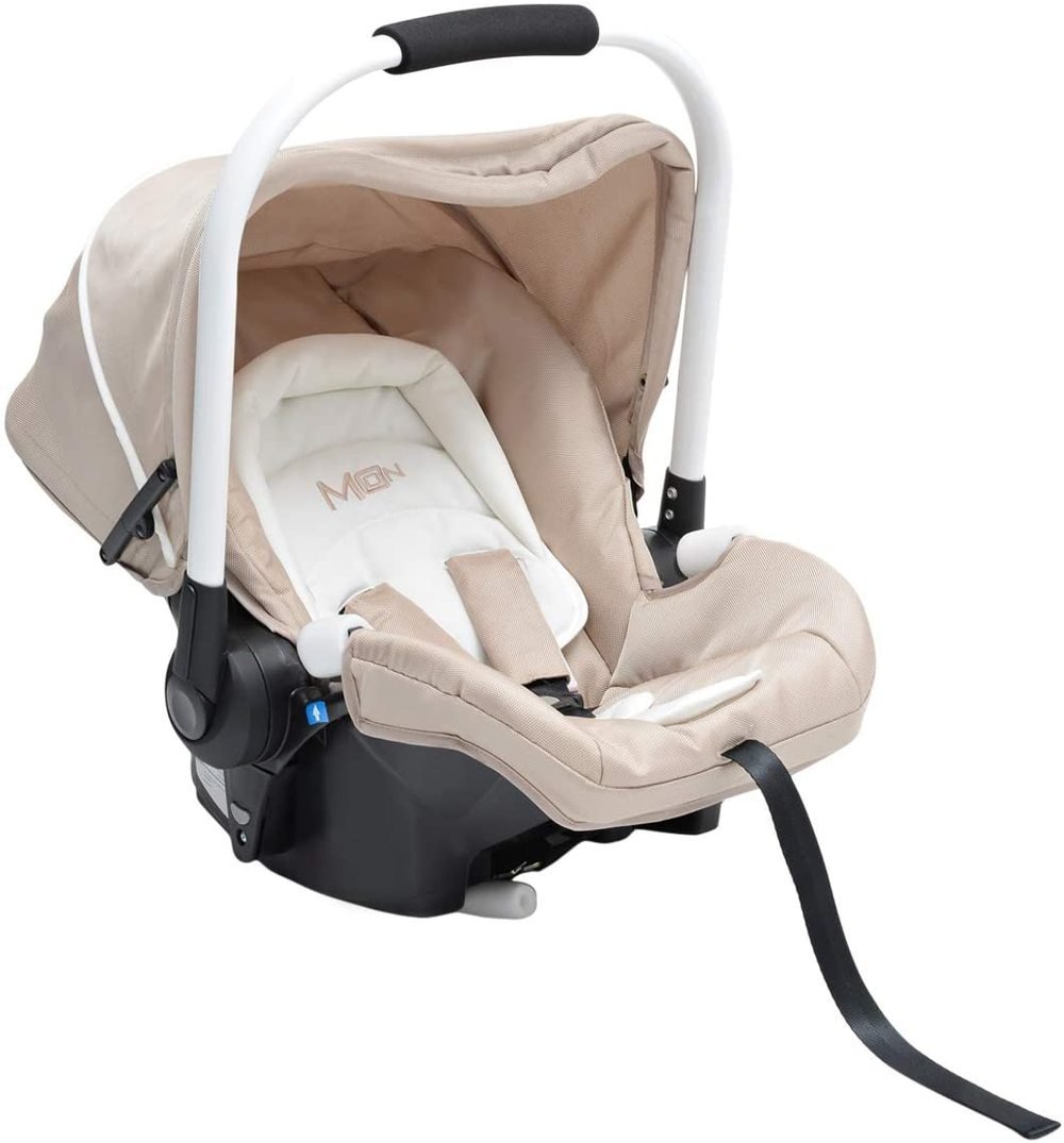 Moon 62270299 3 in 1 Spider Baby Stroller -Beige - MOON - Baby City - Moon - Moon 62270299 3 in 1 Spider Baby Stroller -Beige - Beige - Baby Strollers - 5