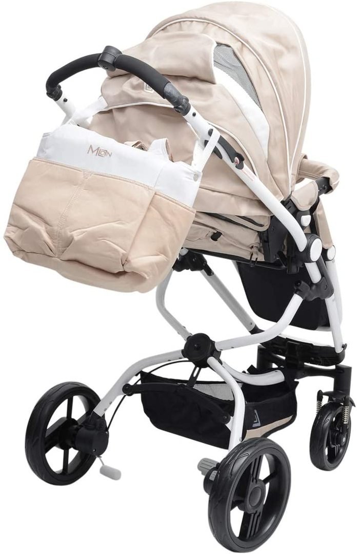 Moon 62270299 3 in 1 Spider Baby Stroller -Beige - MOON - Baby City - Moon - Moon 62270299 3 in 1 Spider Baby Stroller -Beige - Beige - Baby Strollers - 2